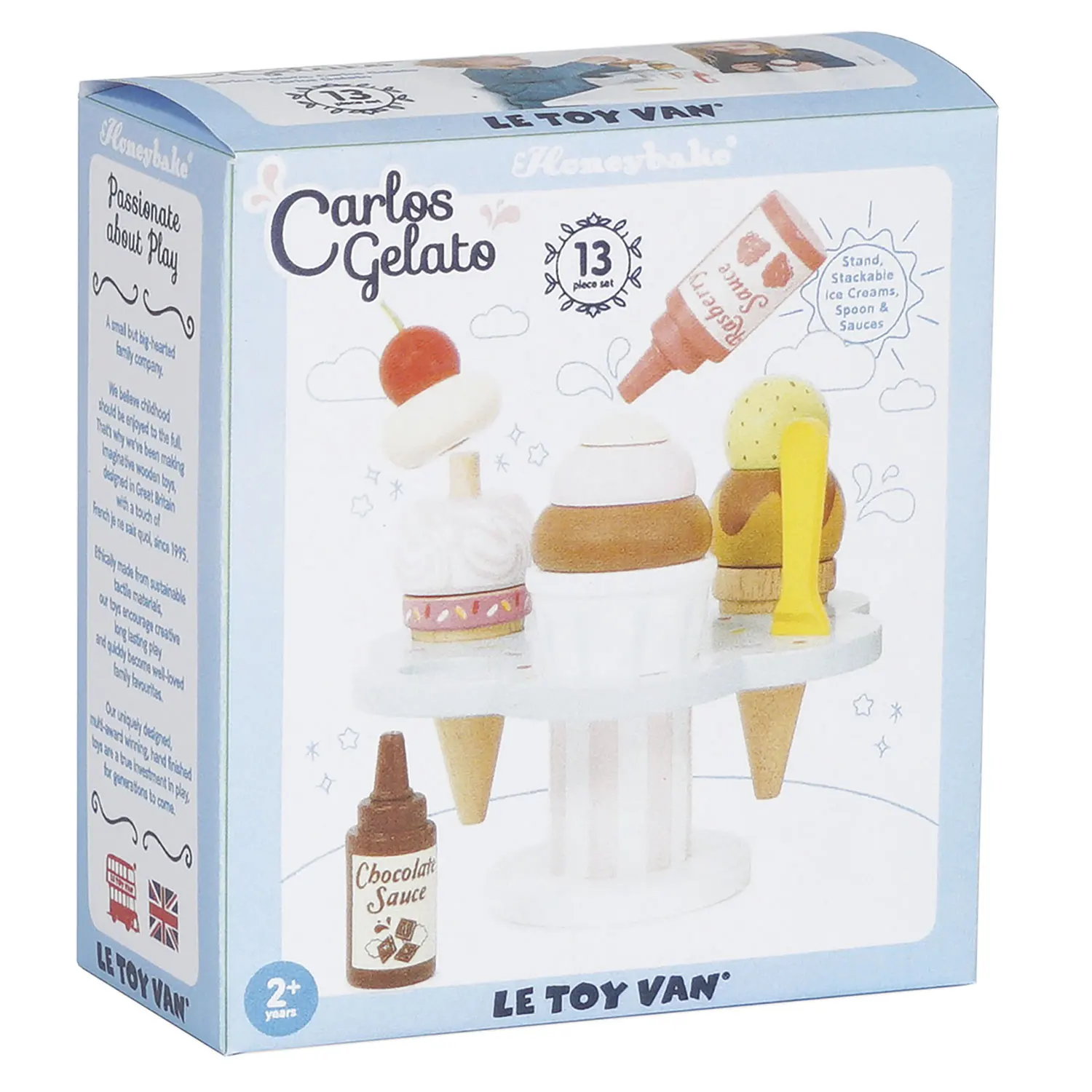 Carlos Eisständer / Wooden Ice Cream Stand & Toppings-Le Toy Van (LTV)