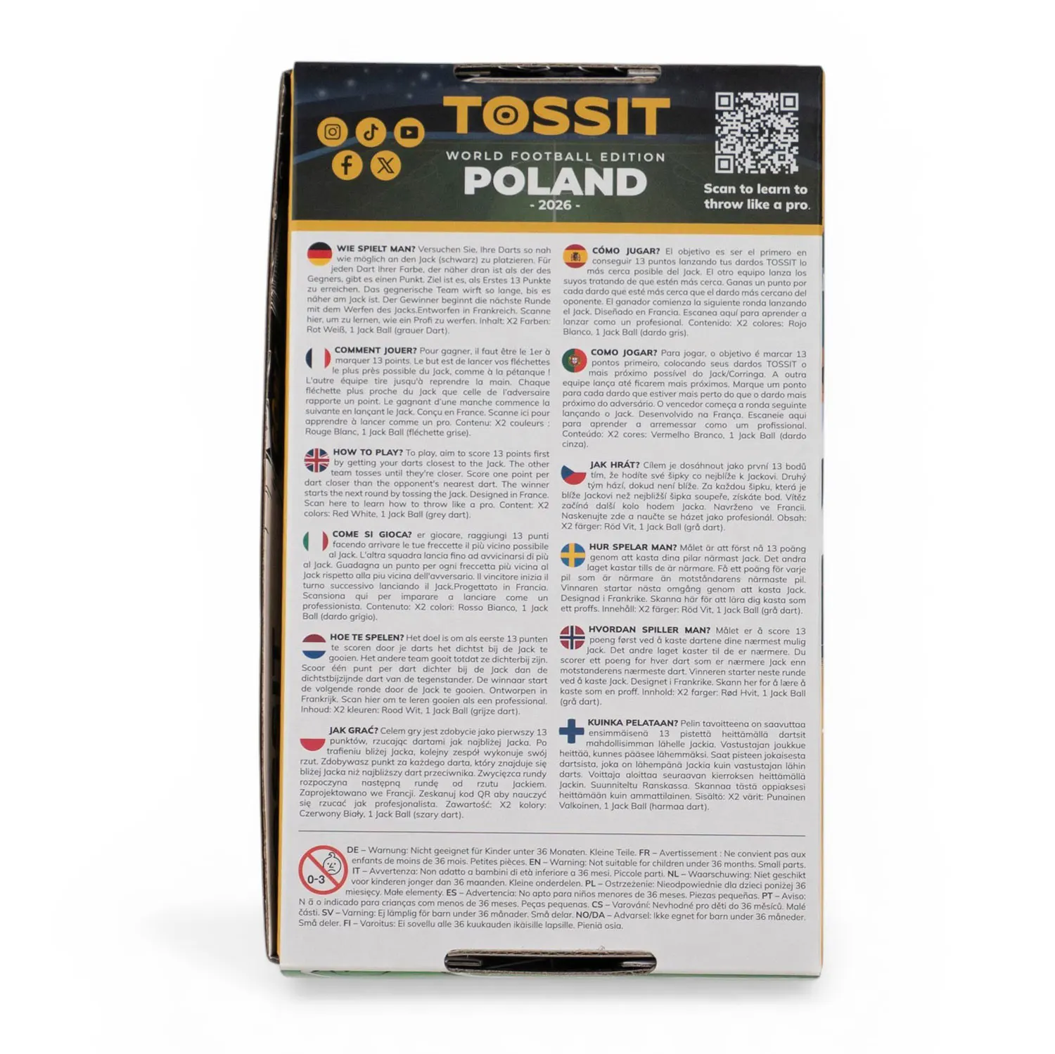 POLAND - TOSSIT Starter Pack - World Football Edition-TOSSIT®