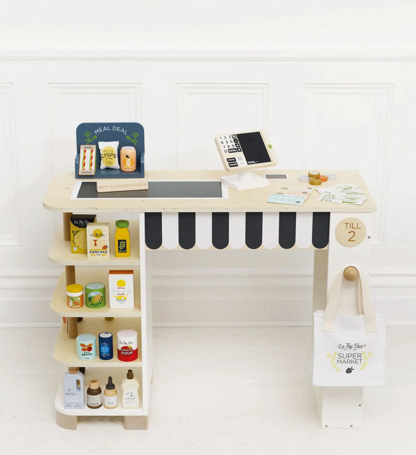 Supermarktkasse & Zubehör / Supermarket Till Checkout & Accessories-Le Toy Van (LTV)