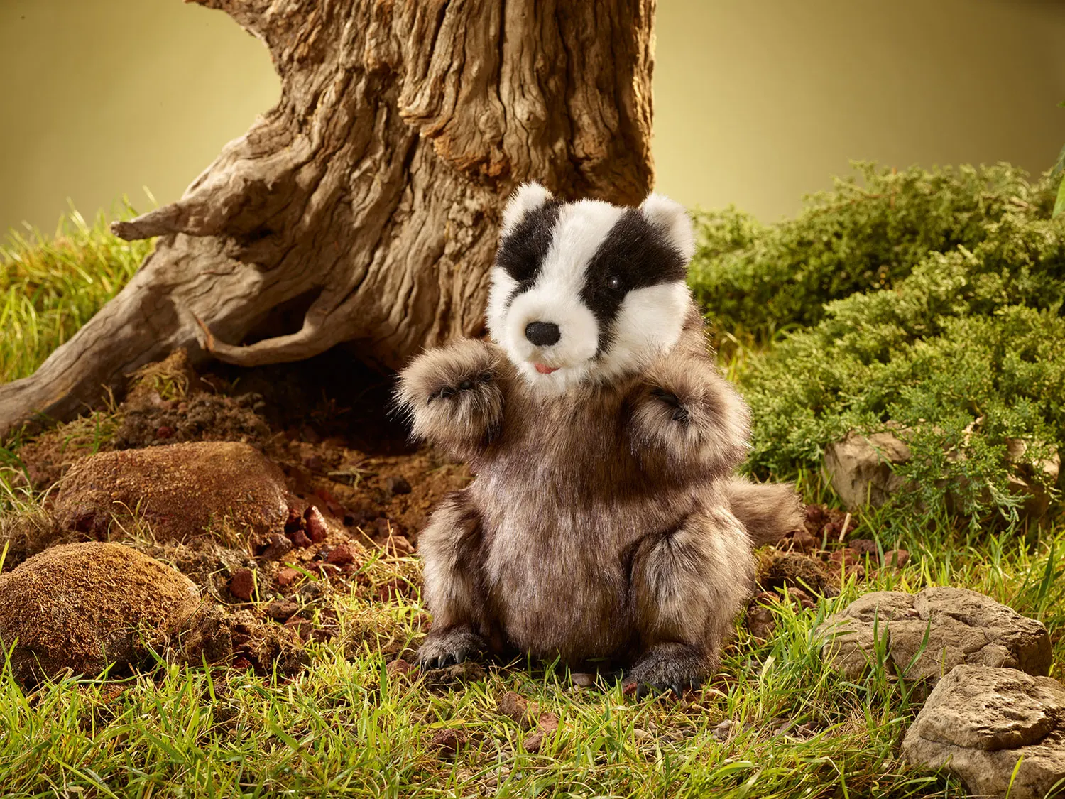 Badger / Dachs-Folkmanis® Handpuppen