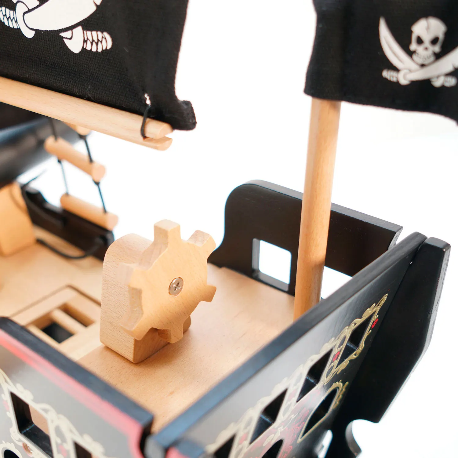Barbarossa Piratenschiff & Figuren / Barbarossa Pirate Ship & Characters-Le Toy Van (LTV)