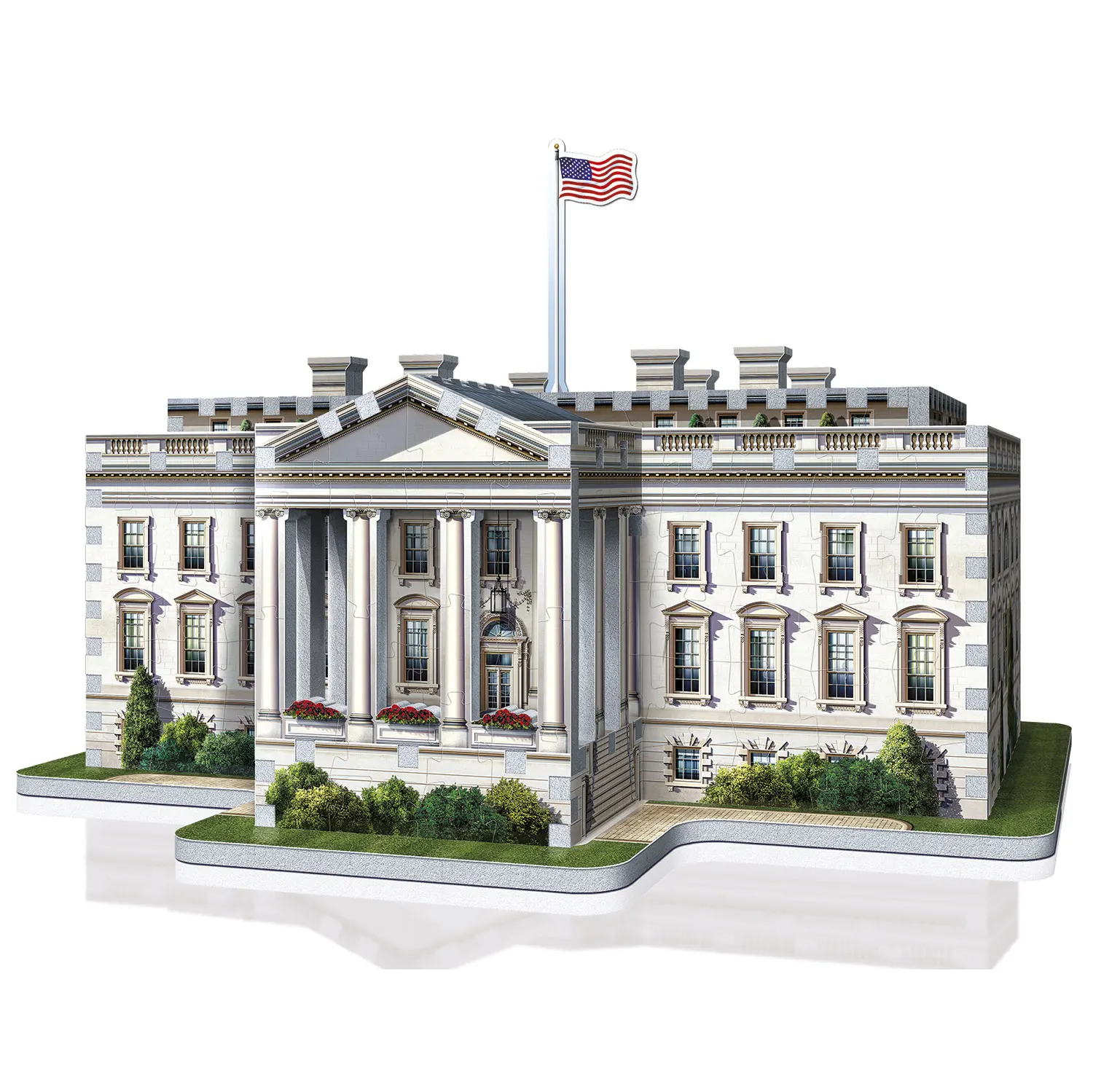 The White House - Washington / 3D-Puzzle-Wrebbit-3D Puzzles