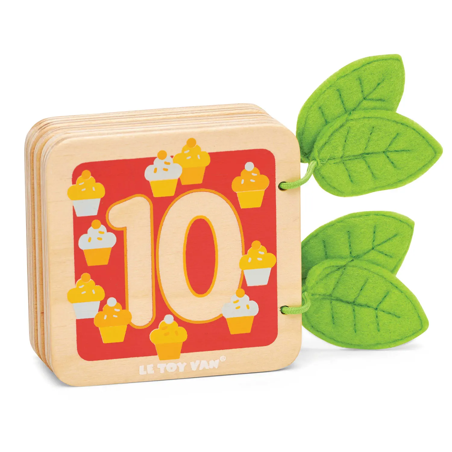 Holzbuch - Zahlen lernen 1 bis 10 / 123 Numbers Wooden Book-Le Toy Van (LTV)