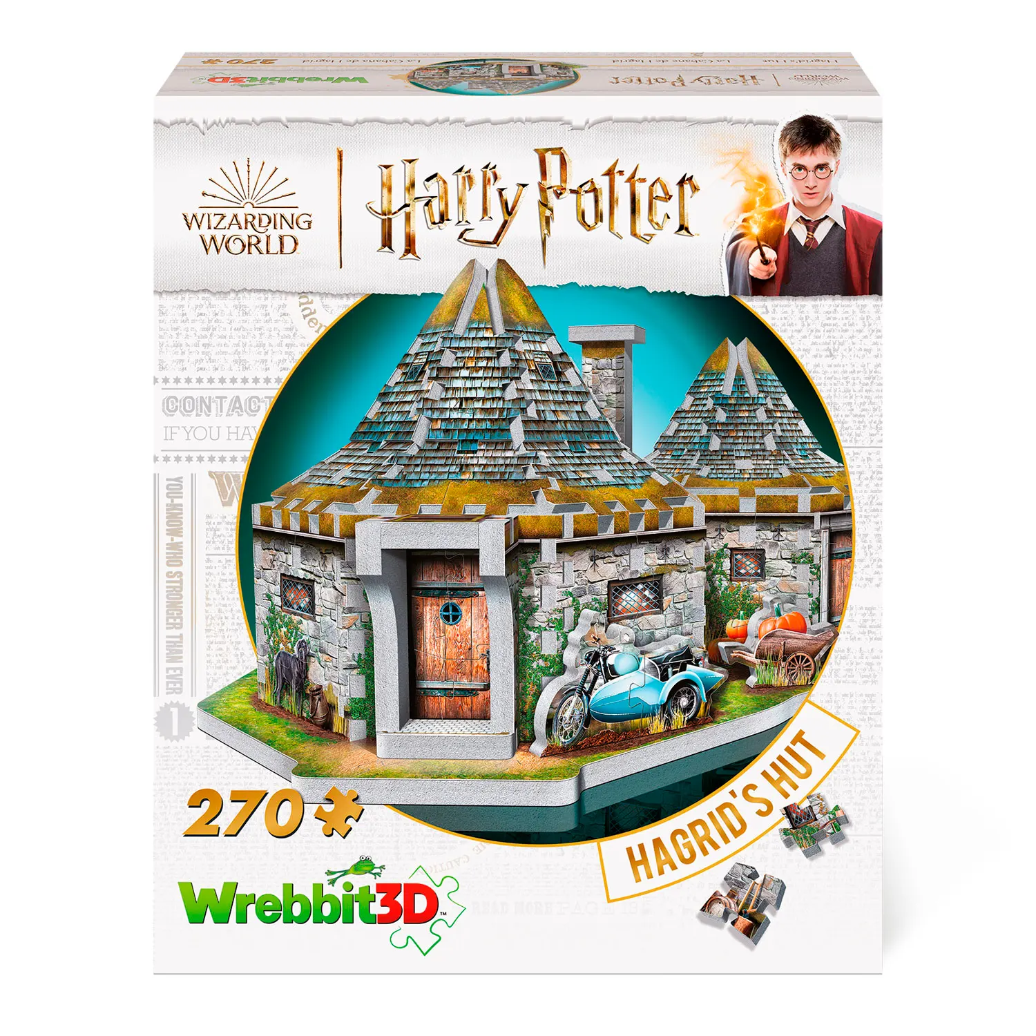 Hagrids Hütte - Harry Potter / Hagrid´s Hut  270 pcs.3D Puzzle-Wrebbit-3D Puzzles
