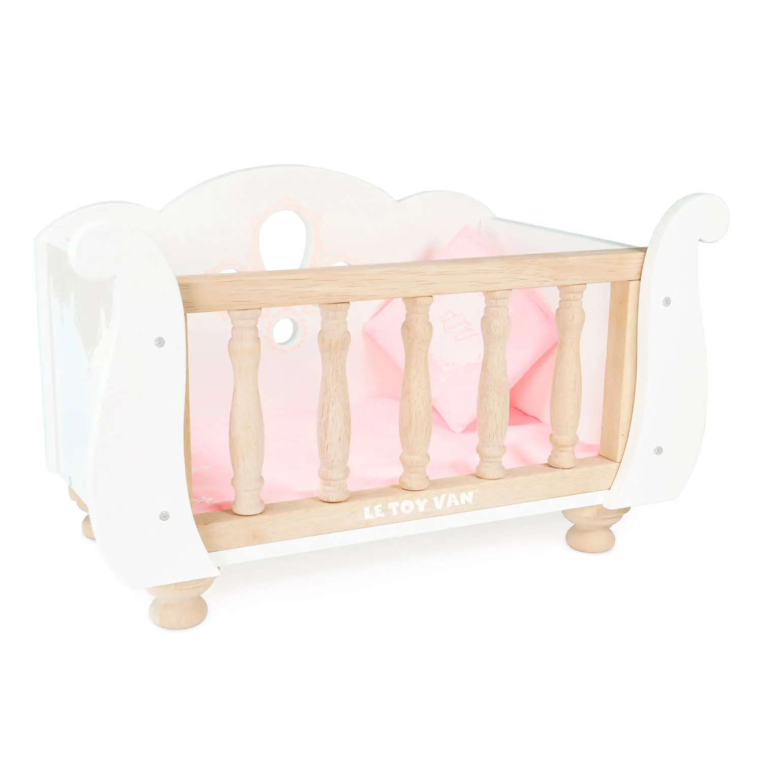 Puppenbett mit Gitterstäben / Dolls Wooden Cot-Le Toy Van (LTV)