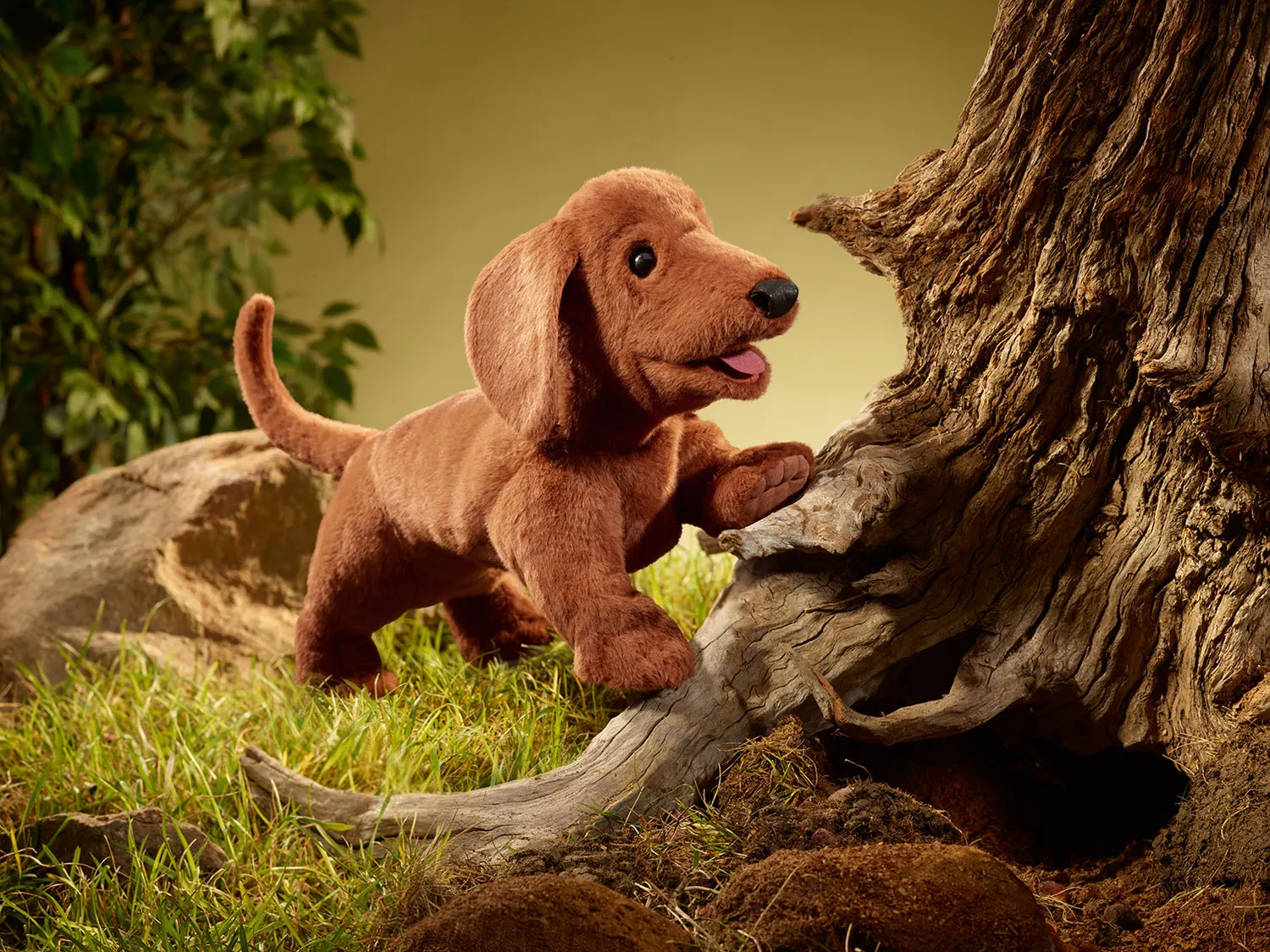 Dachshund / Dackel-Folkmanis® Handpuppen