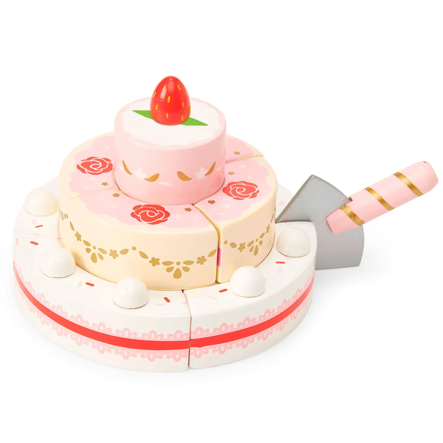 Hochzeitstorte mit Erdbeeren / Sliceable Wedding Cake-Le Toy Van (LTV)