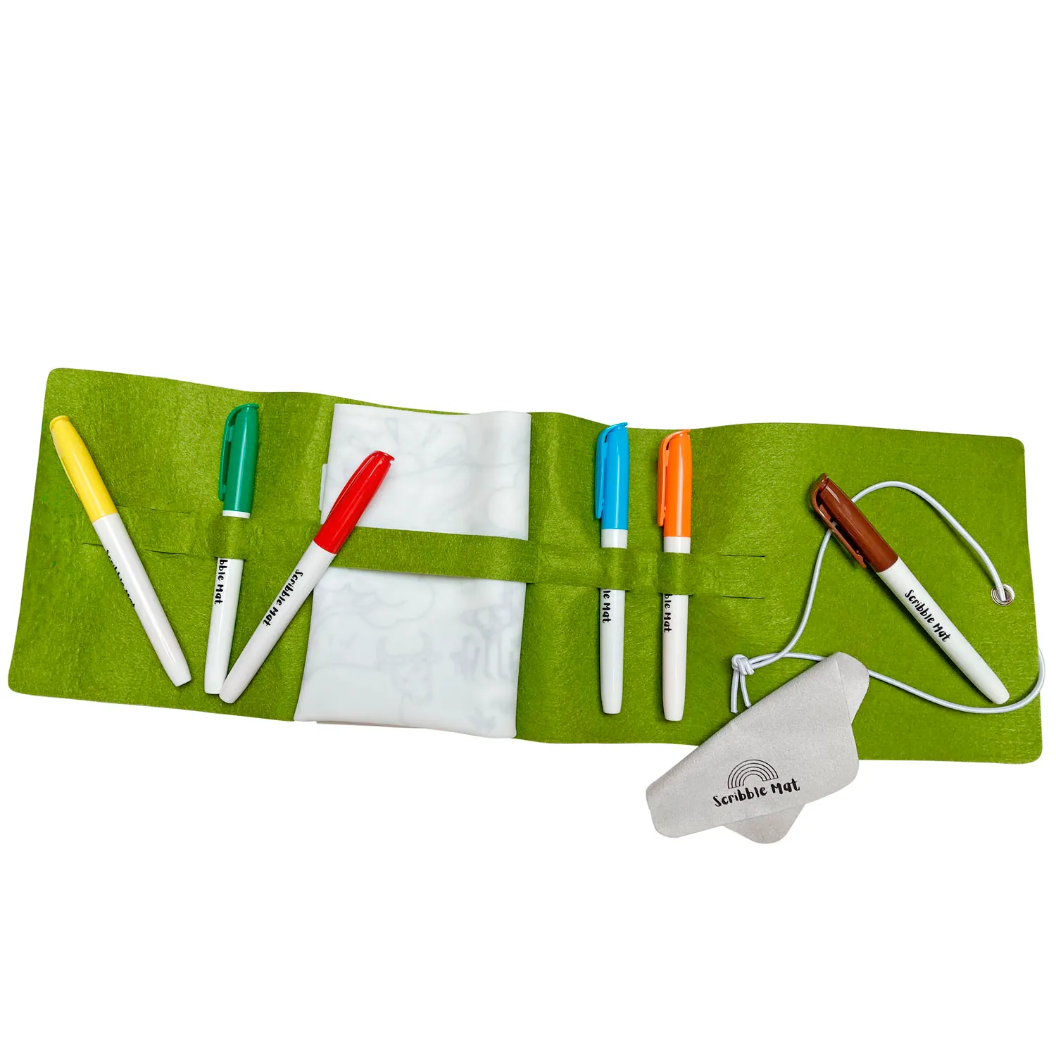 Scribble Mat 6 Farben / 6 colors - Safari-JuegaConmigo