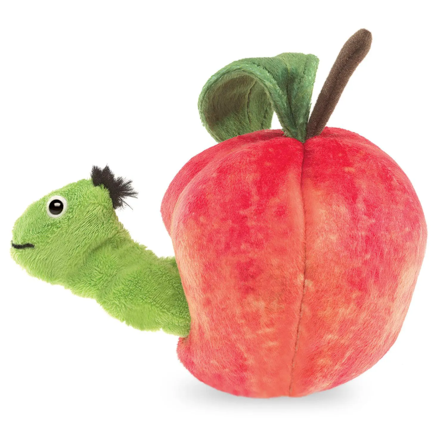 Wurm im Apfel / Worm in Apple-Folkmanis® Puppets