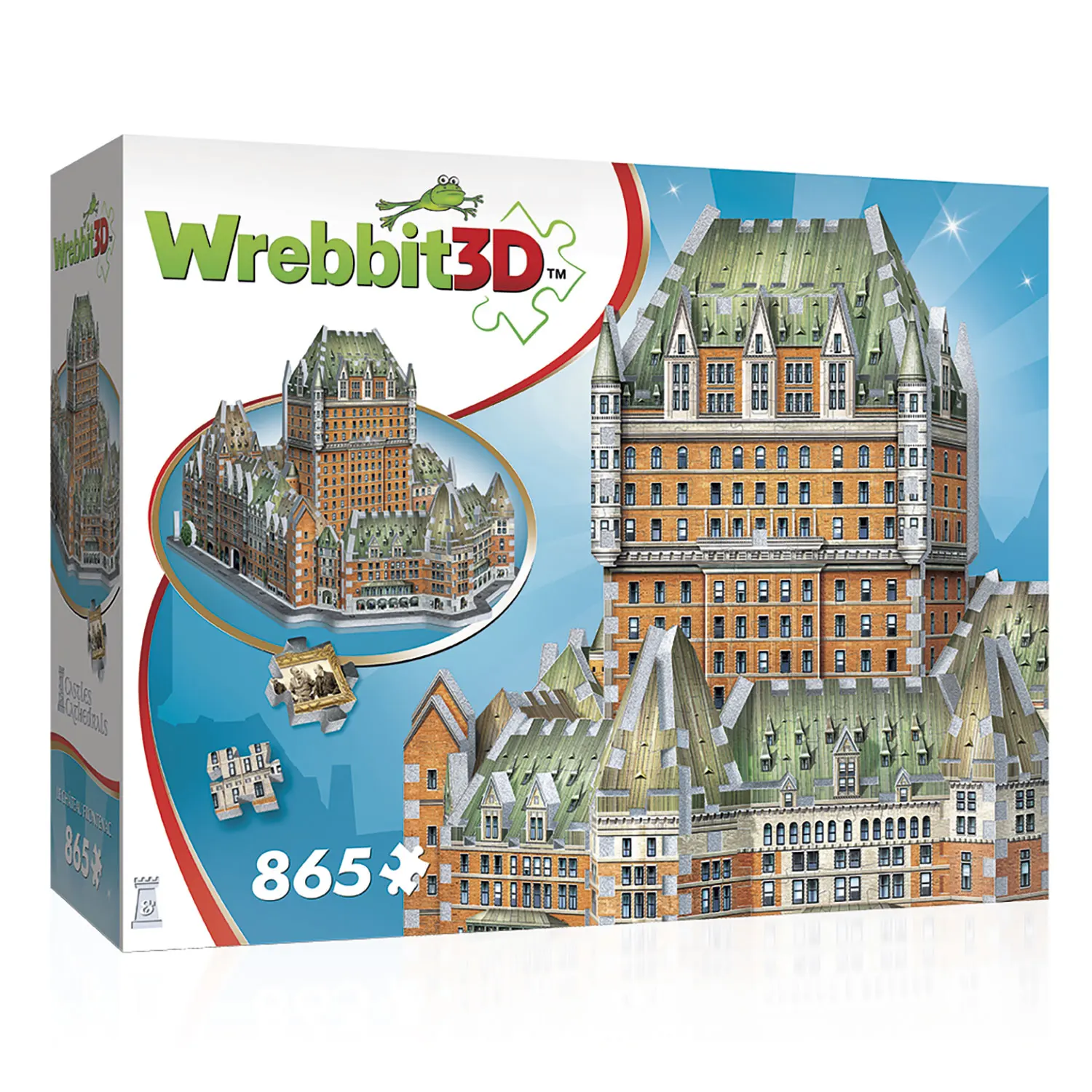 Chateau Frontenac / Quebec City Schloßhotel, 865 pcs-Wrebbit-3D Puzzles