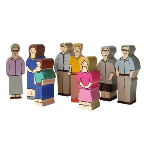 Holzfamilie Europa-Grossfamilie-KIKT · Kölner Institut für Kindertherapie