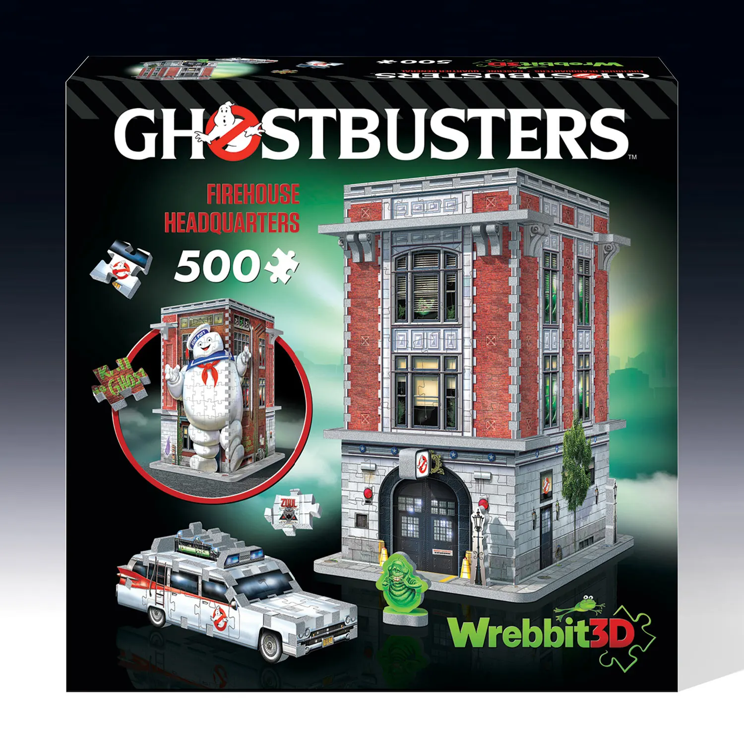 GHOSTBUSTERS FireHouse HQ (500Teile) - 3D-Puzzle-Wrebbit-3D Puzzles