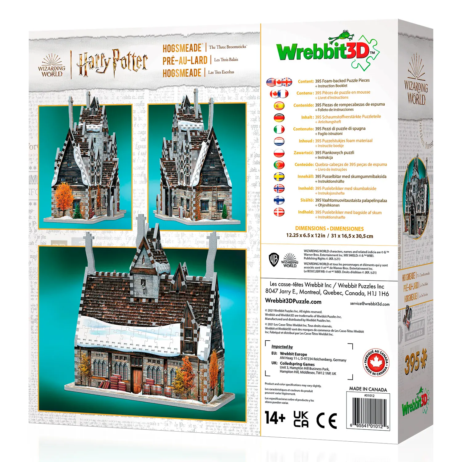 Hogsmeade Gasthaus Die drei Besen Harry Potter /The three broomstic  395 pcs.-Wrebbit-3D Puzzles