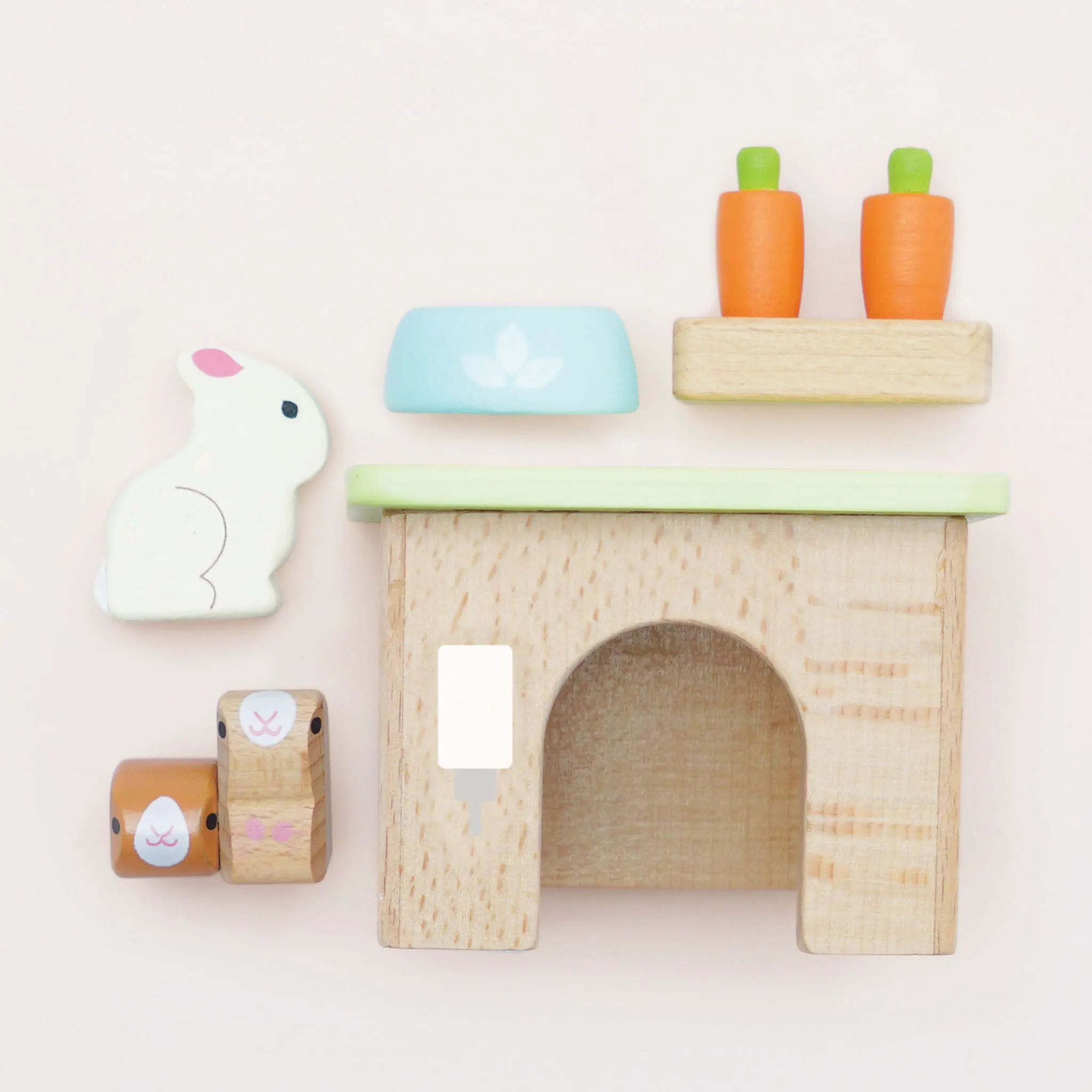Hase & Meerschweinchen / Bunny & Guinea Pet Animal Set (New Look)-Le Toy Van (LTV)