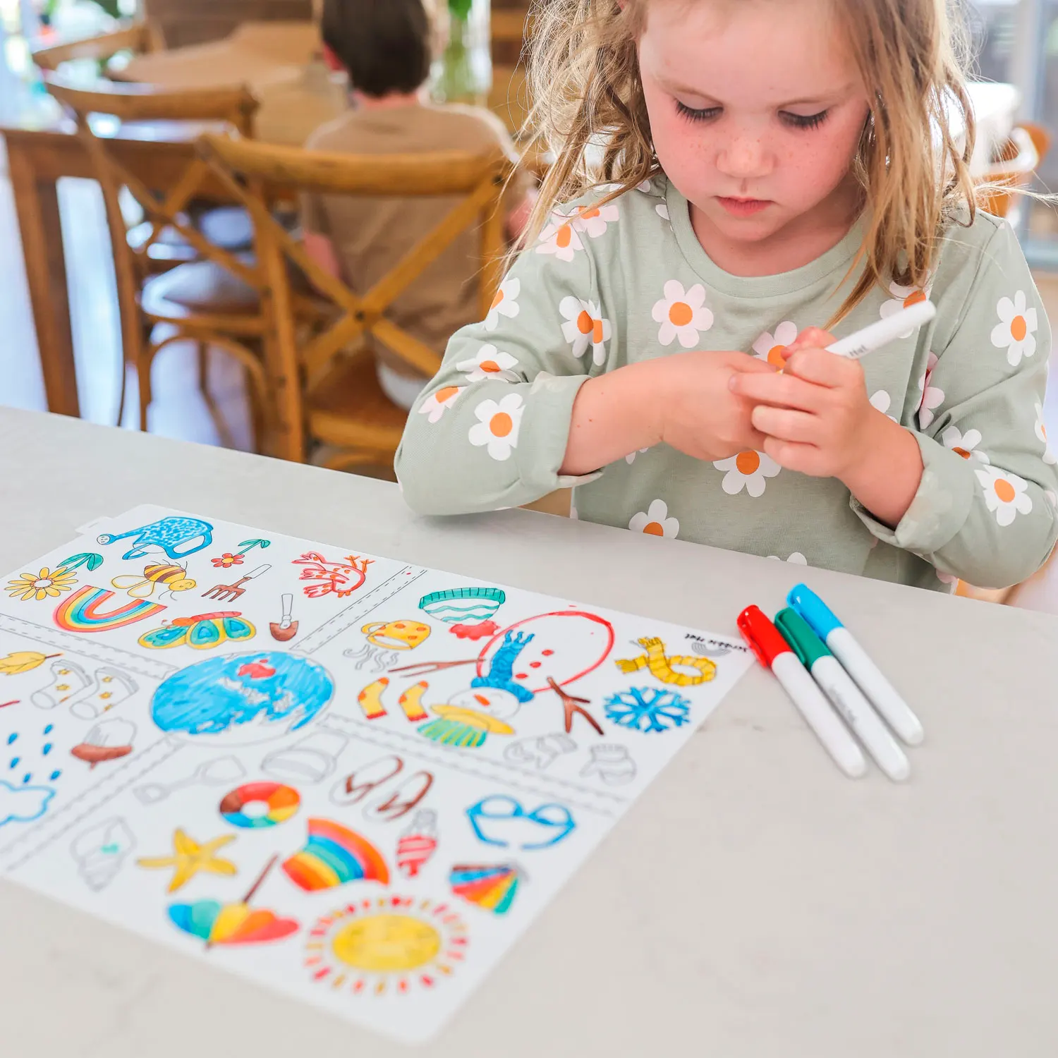 Scribble Mat 6 Farben / 6 colors - Season of the year-JuegaConmigo