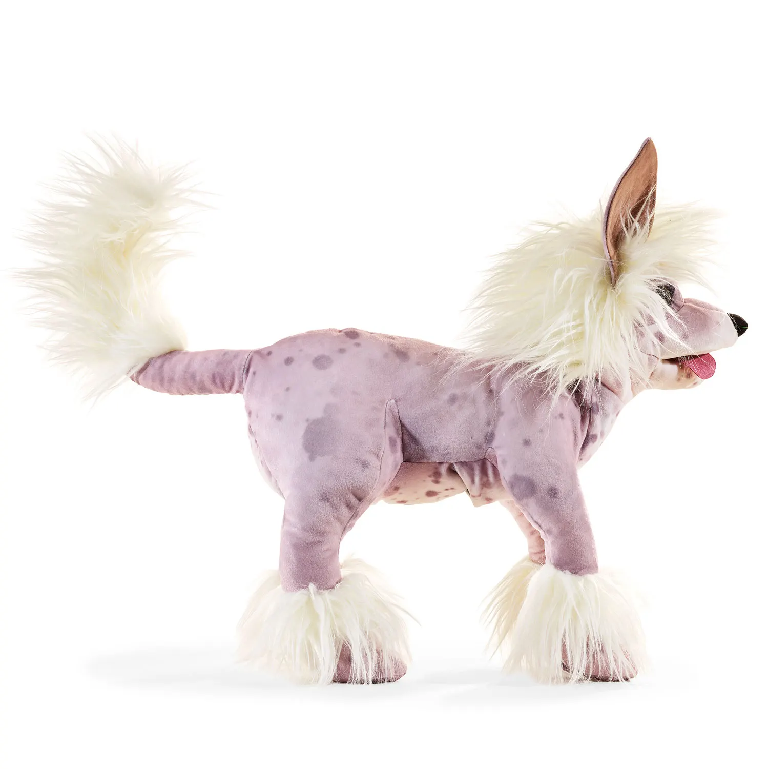 Chinese Crested Dog / Chinesischer Schopfhund-Folkmanis® Handpuppen