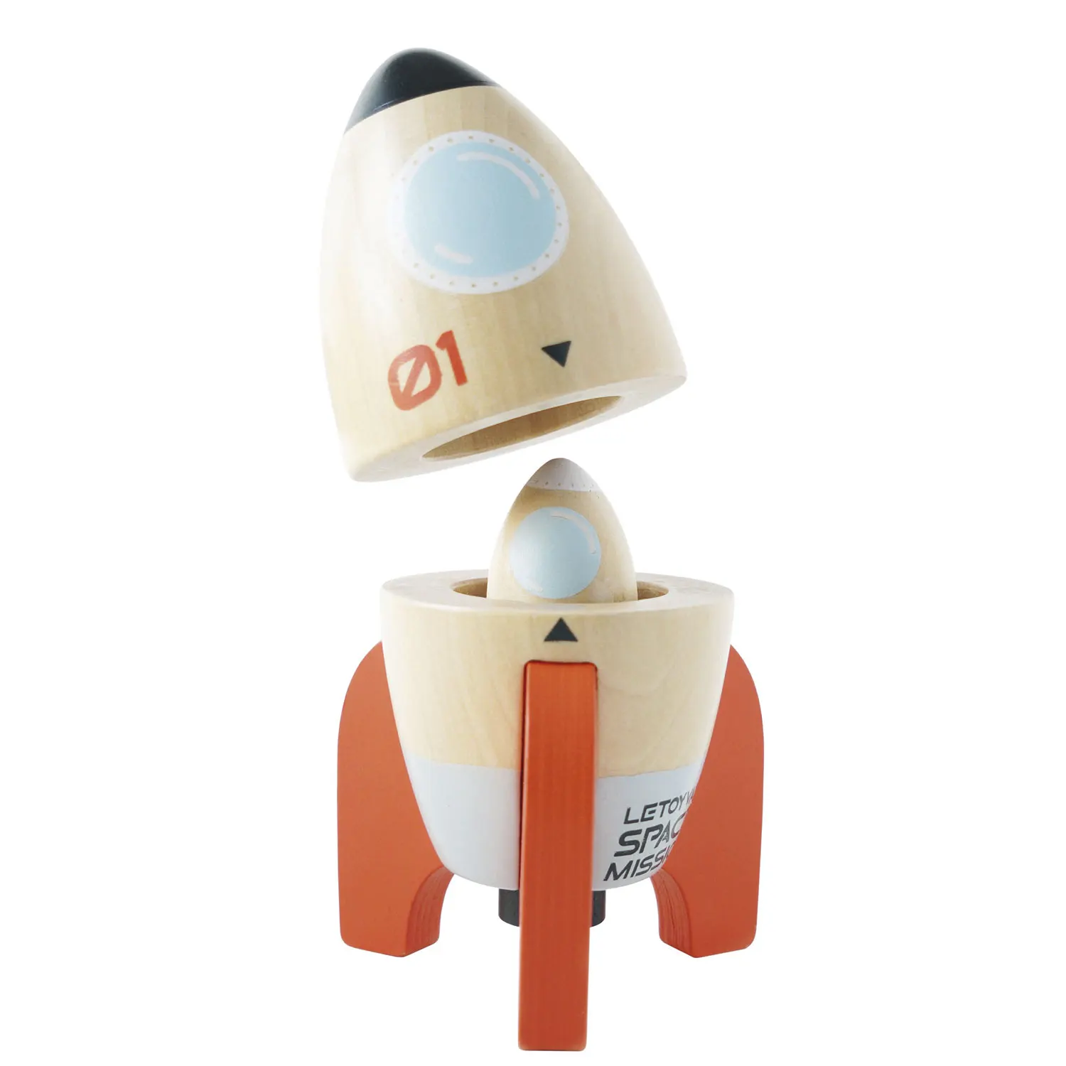 Weltraumraketen Duo /Magnetic Space Rocket Duo-Le Toy Van (LTV)