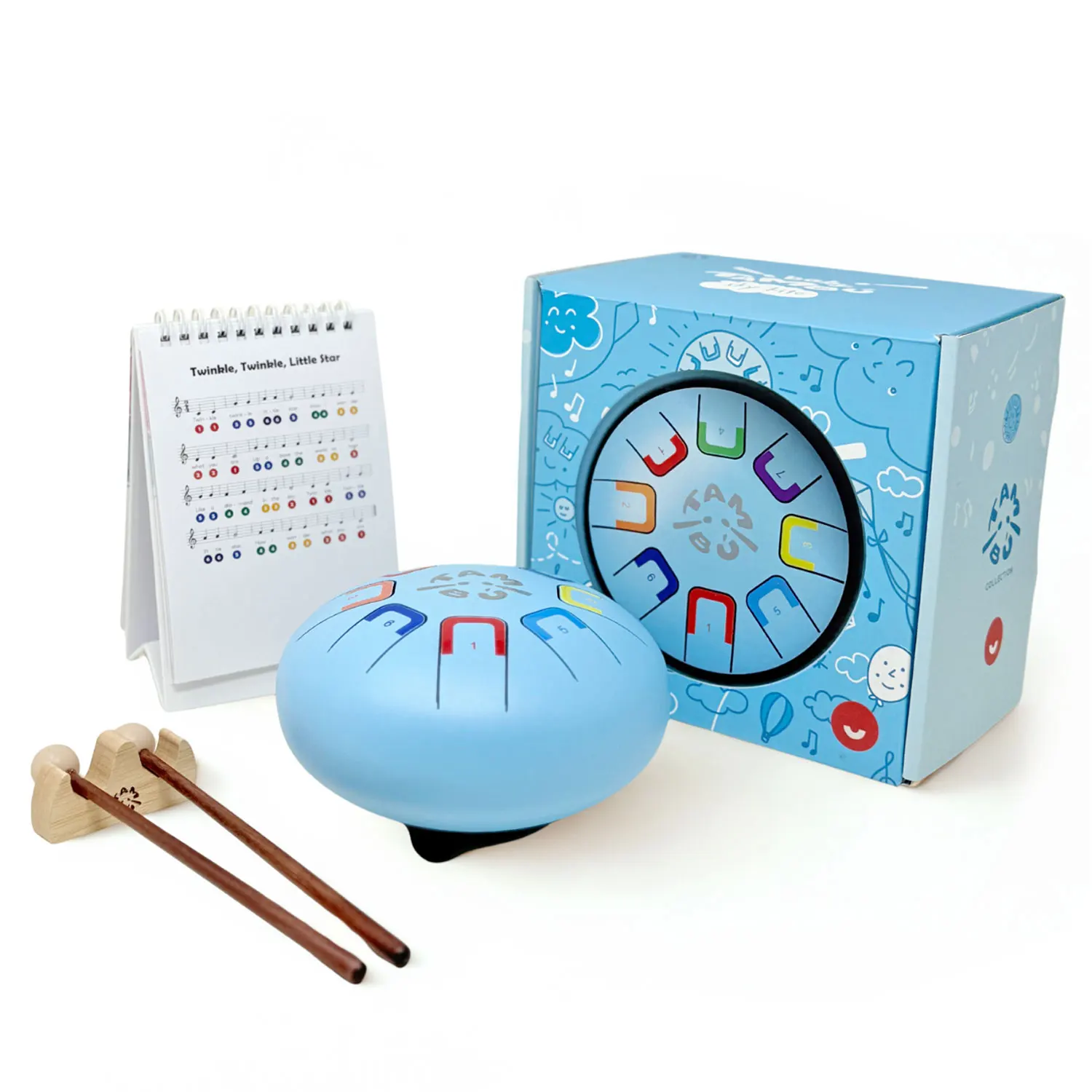 Baby Tambú 6"/15 cm - light blue (Sky Kite)-JuegaConmigo