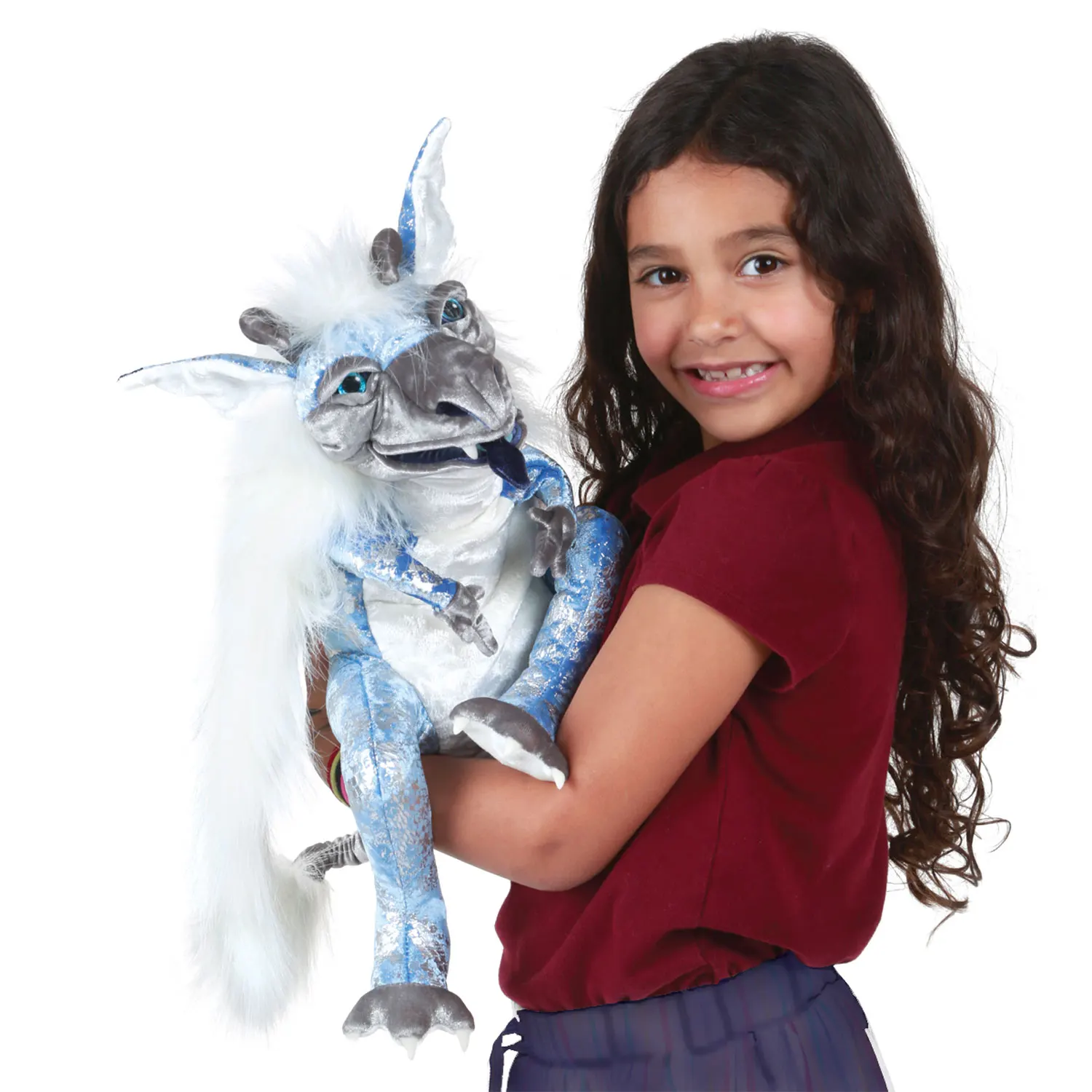 Eisdrache / Ice Dragon-Folkmanis® Puppets