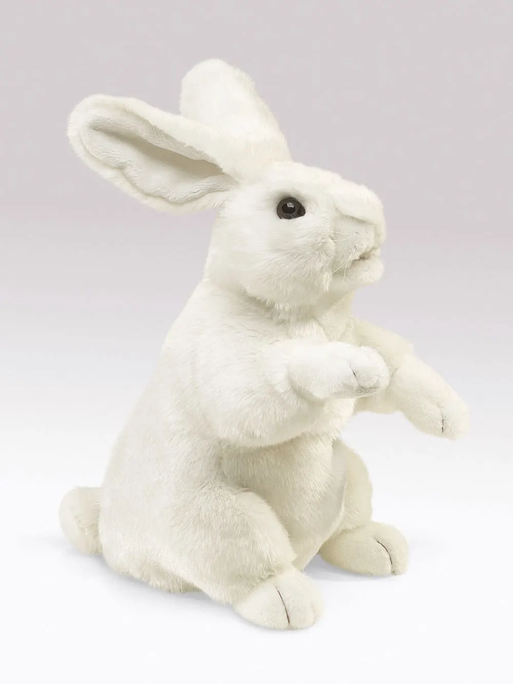 Weißer Hase, stehend / Standing White Rabbit-Folkmanis® Puppets