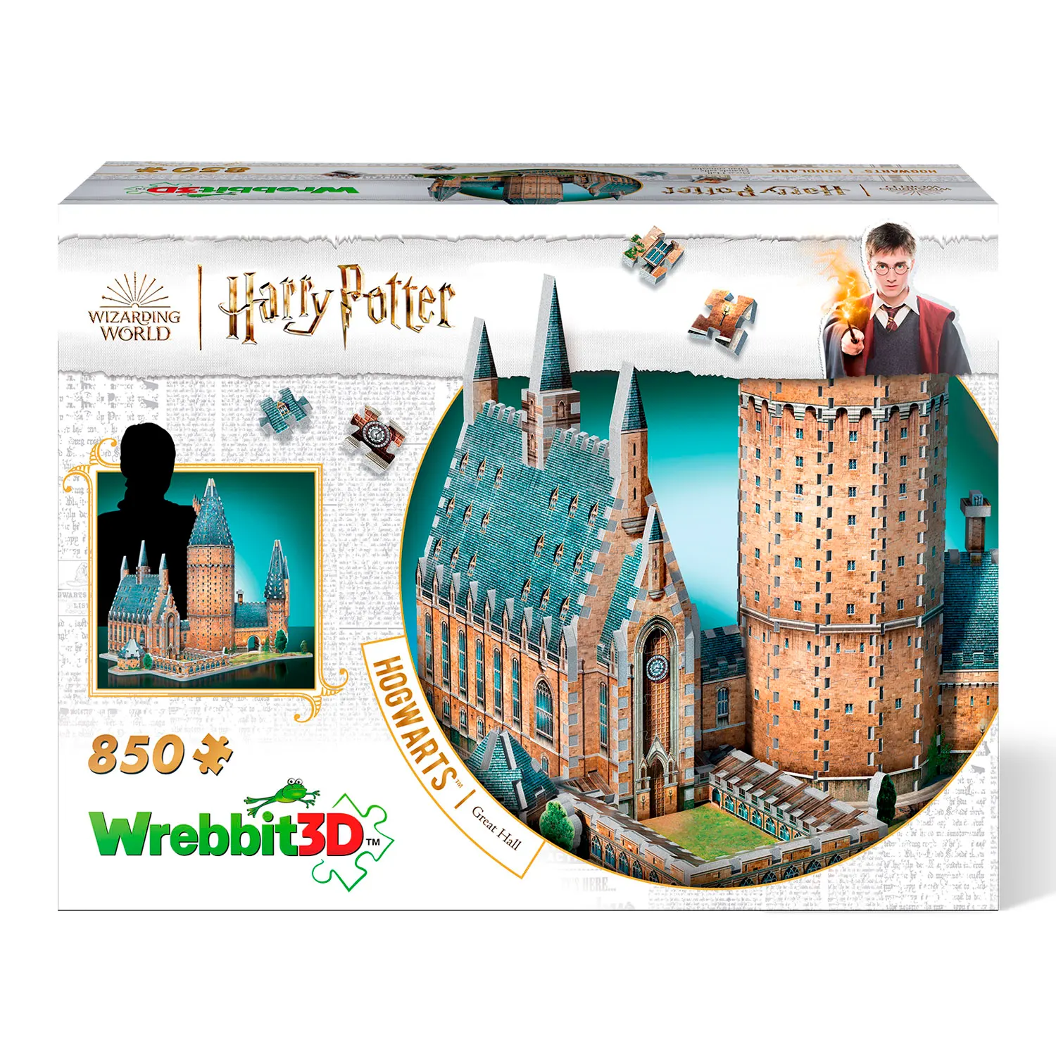 Hogwarts Große Halle Harry Potter / Hogwarts Great Hall 850 pcs 3D-Puzzle-Wrebbit-3D Puzzles