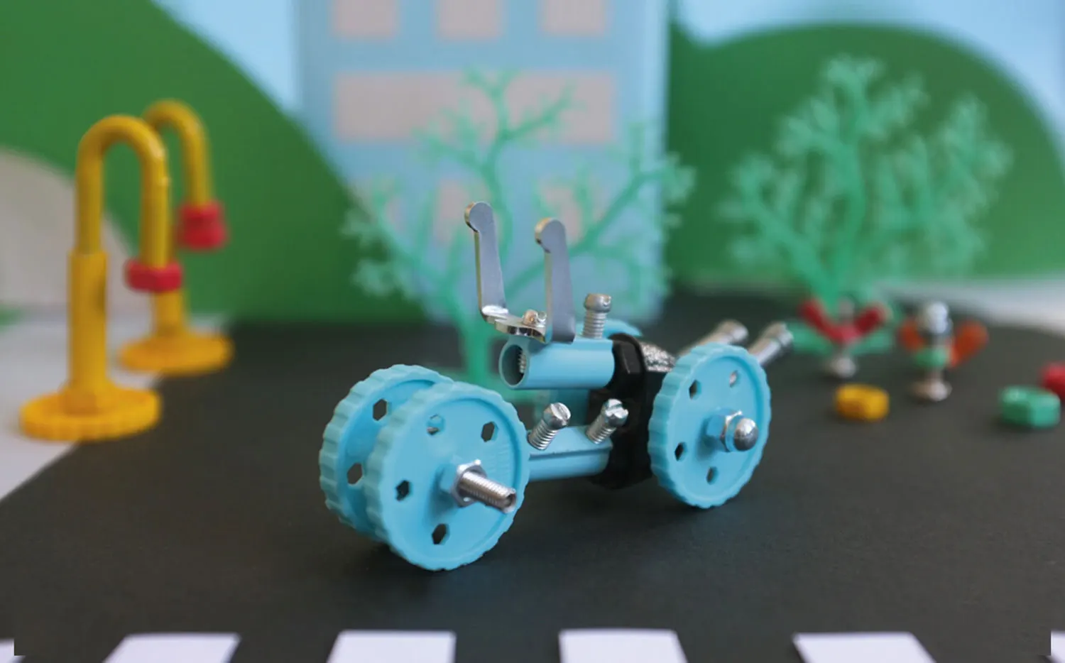 Vehicle Kit - Blue Car - GearBit-TheOffbits