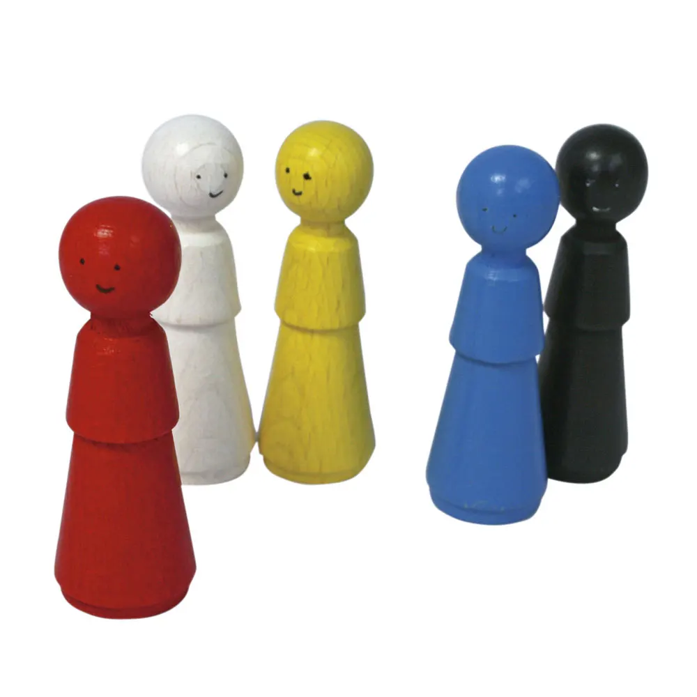 Buntes Figuren Set (5) für Familienbrett-KIKT · Kölner Institut für Kindertherapie