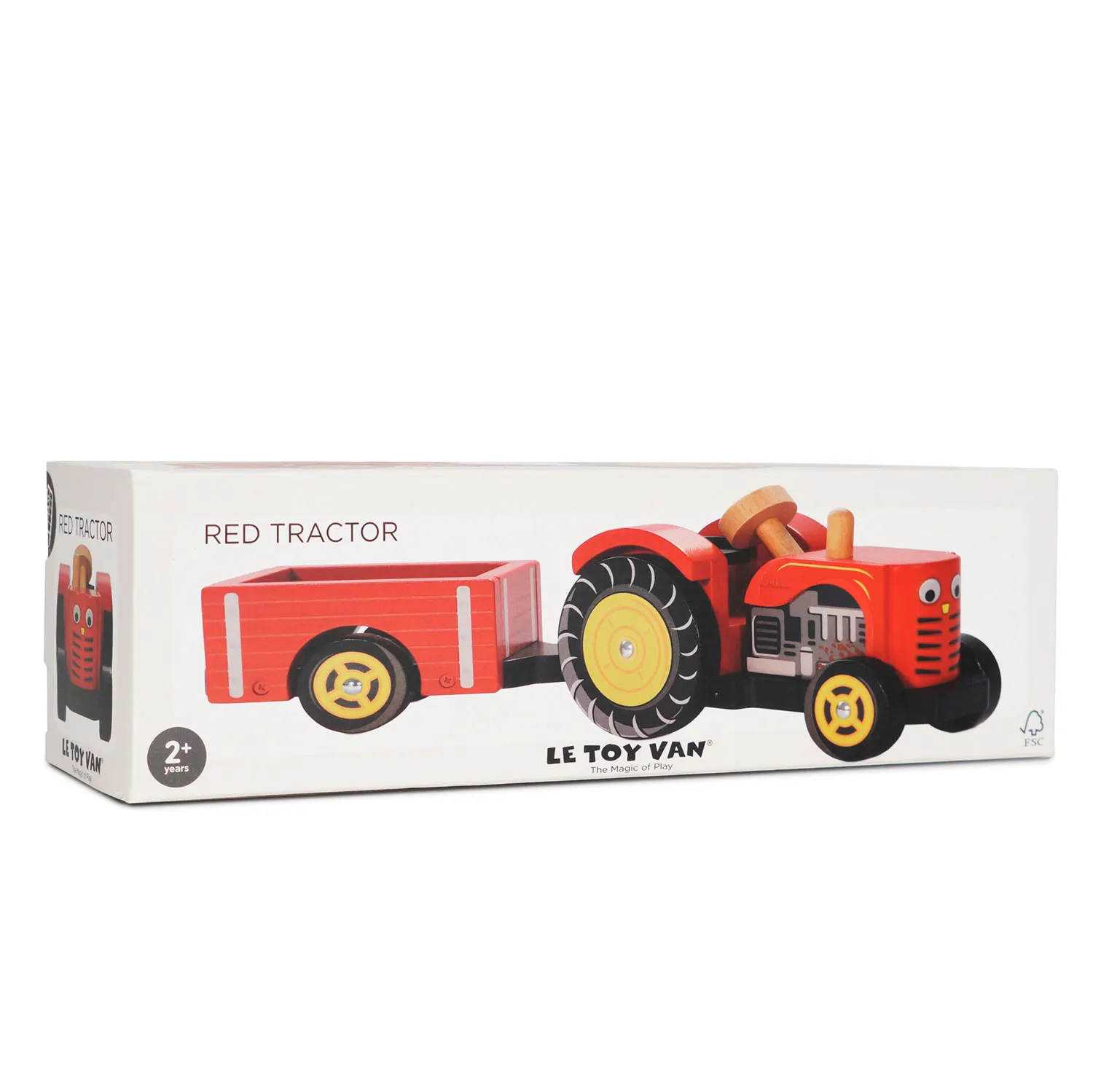 Roter Traktor / Farmyard Tractor & Trailer-Le Toy Van (LTV)