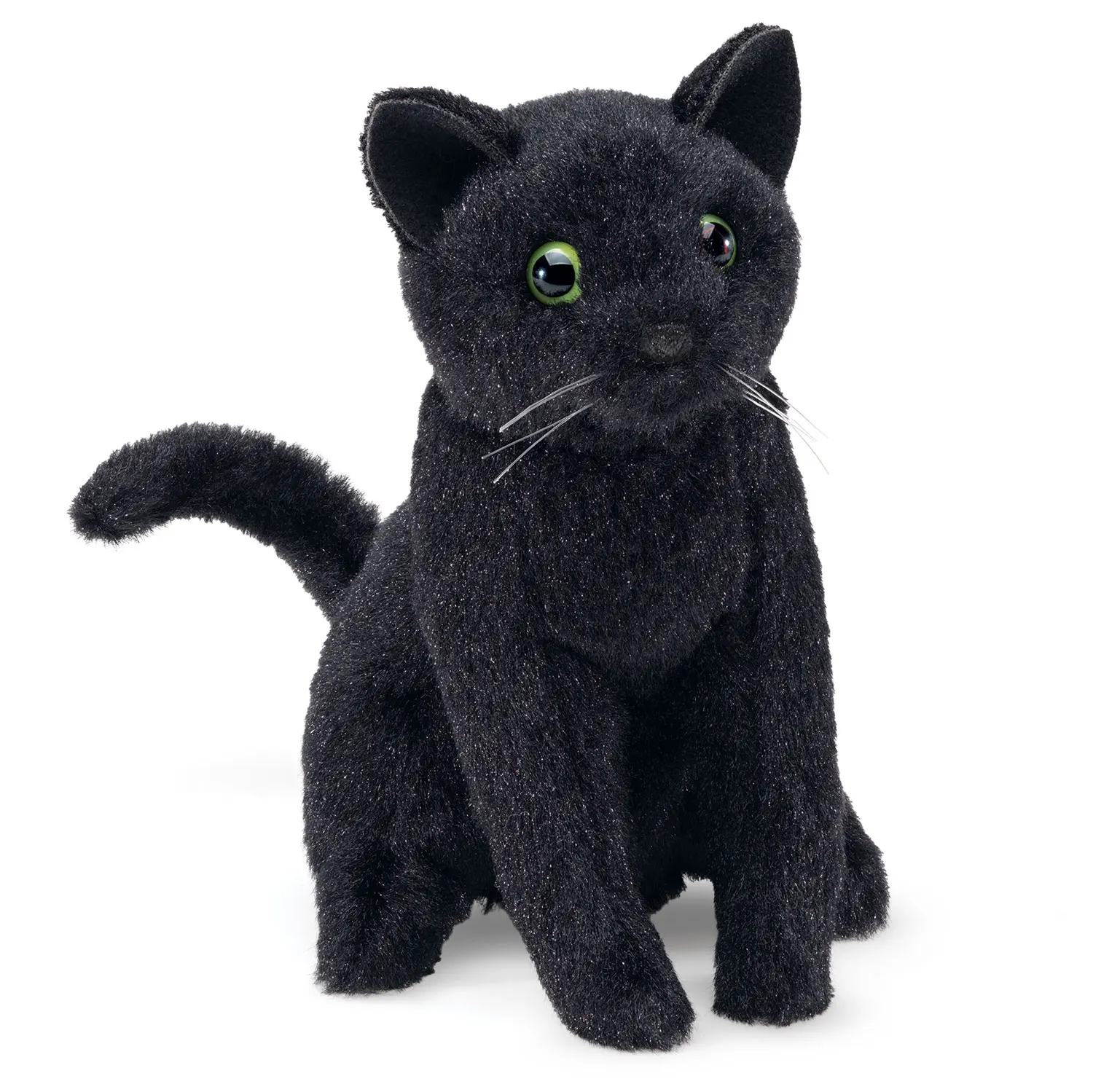 Mini Schwarze Katze / Mini Black Cat-Folkmanis® Puppets