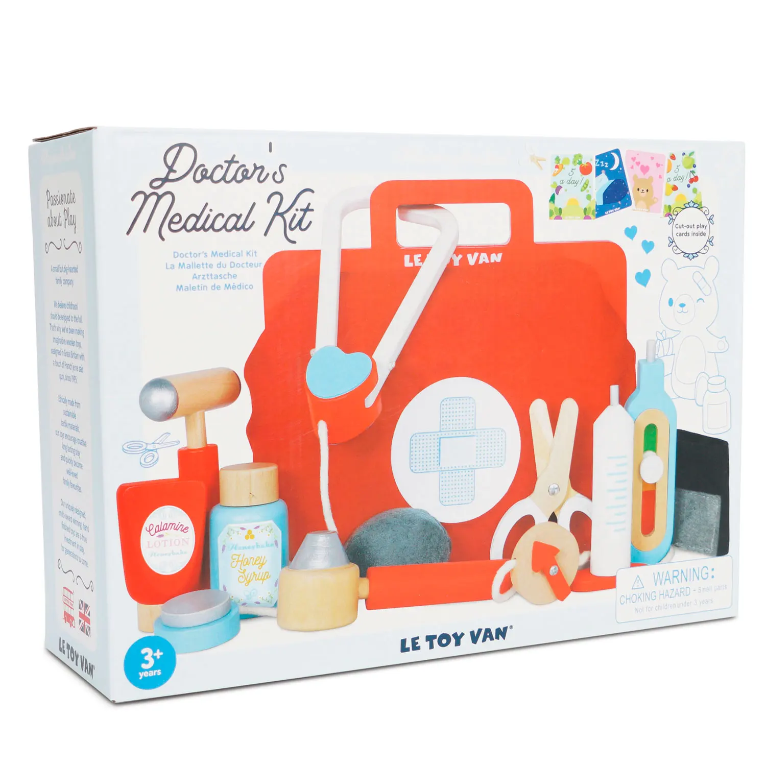 Doktortasche, Arzt-Koffer / Vintage Doctor Roleplay Wooden Kit-Le Toy Van (LTV)