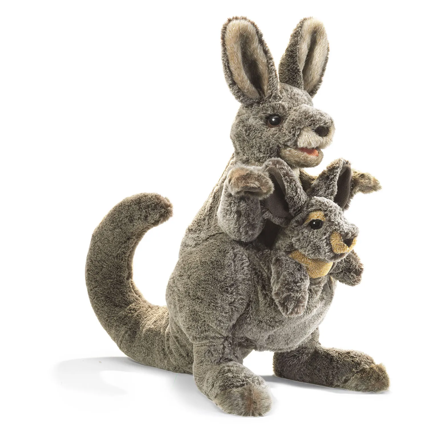Känguru mit Baby / Kangaroo with Joey-Folkmanis® Puppets