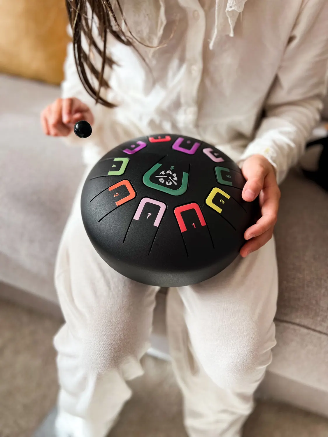 Tambu Steel Drum - Black Nature (Matt Black)-JuegaConmigo