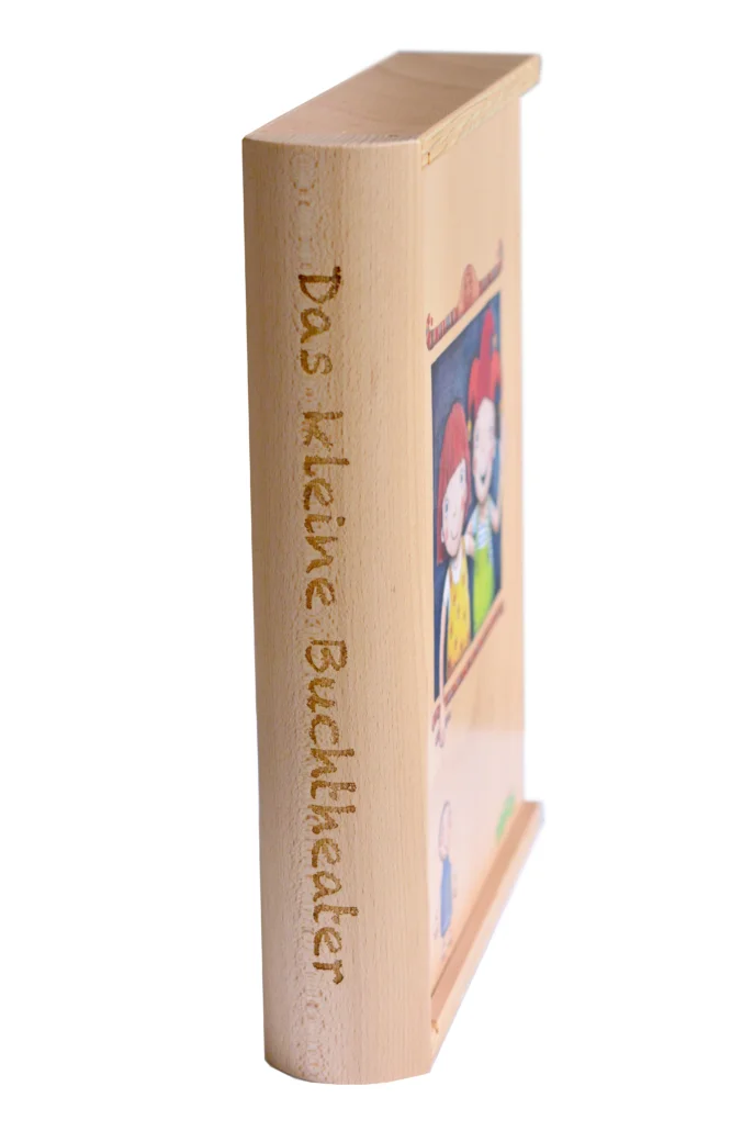Das kleine Buchtheater 245 - Geschichtenbuch, 12 Bühnenbilder, 7 Holzfiguren-WeyKick