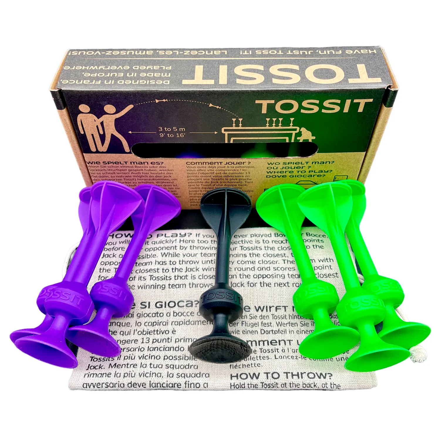 TOSSIT ORIGINAL STARTER PACK lila / grün-TOSSIT®