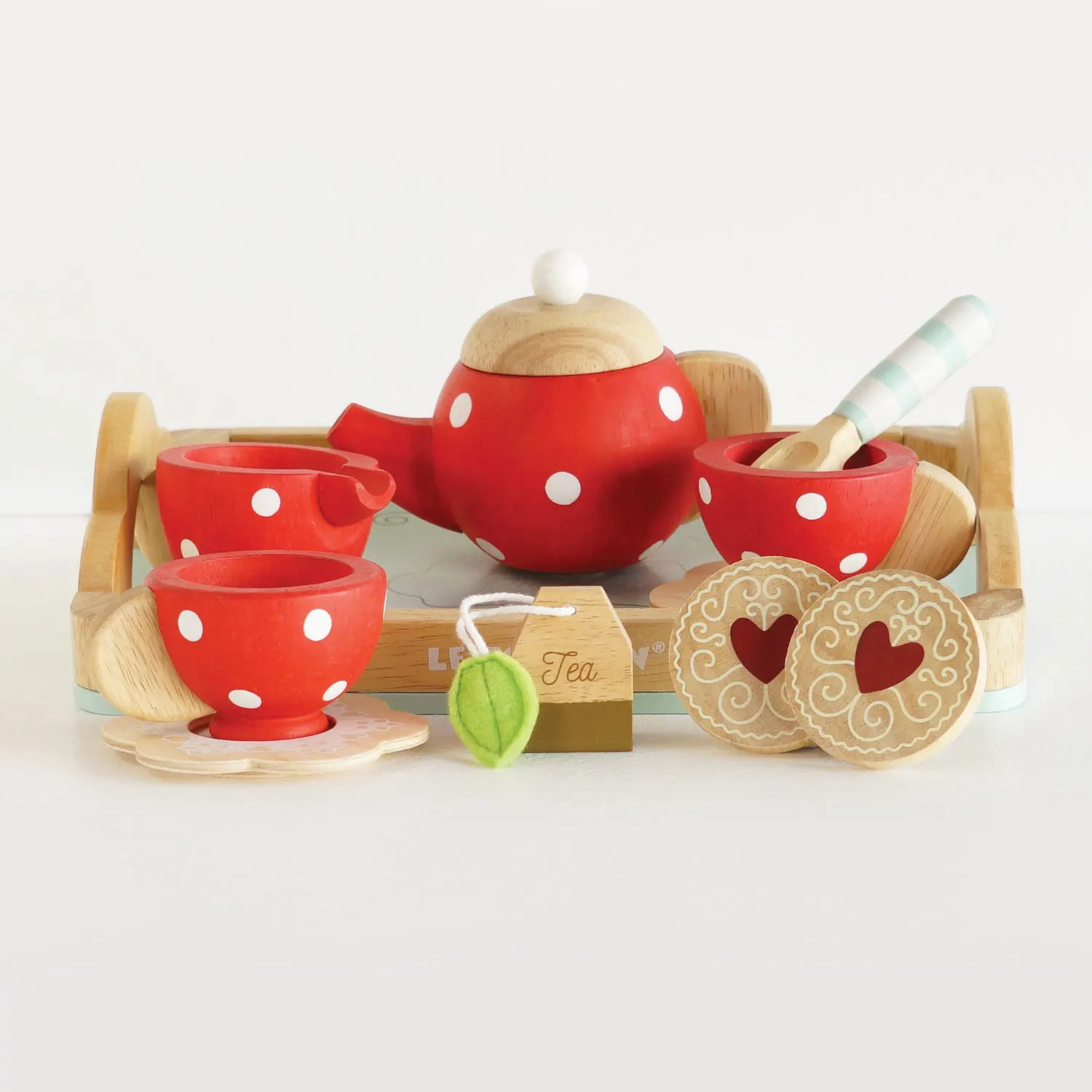 Tee-Set & Tablett / Tea Set & Tray-Le Toy Van (LTV)
