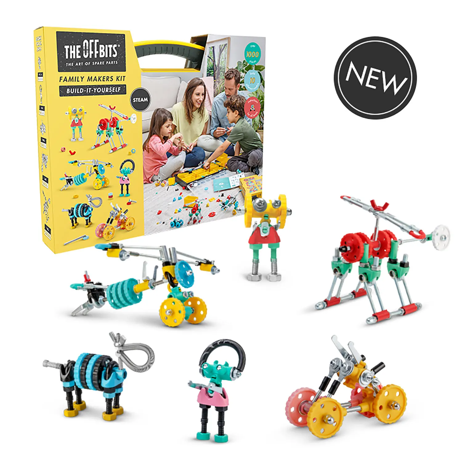 Family Makers Kit, more than 1000 parts-TheOffbits