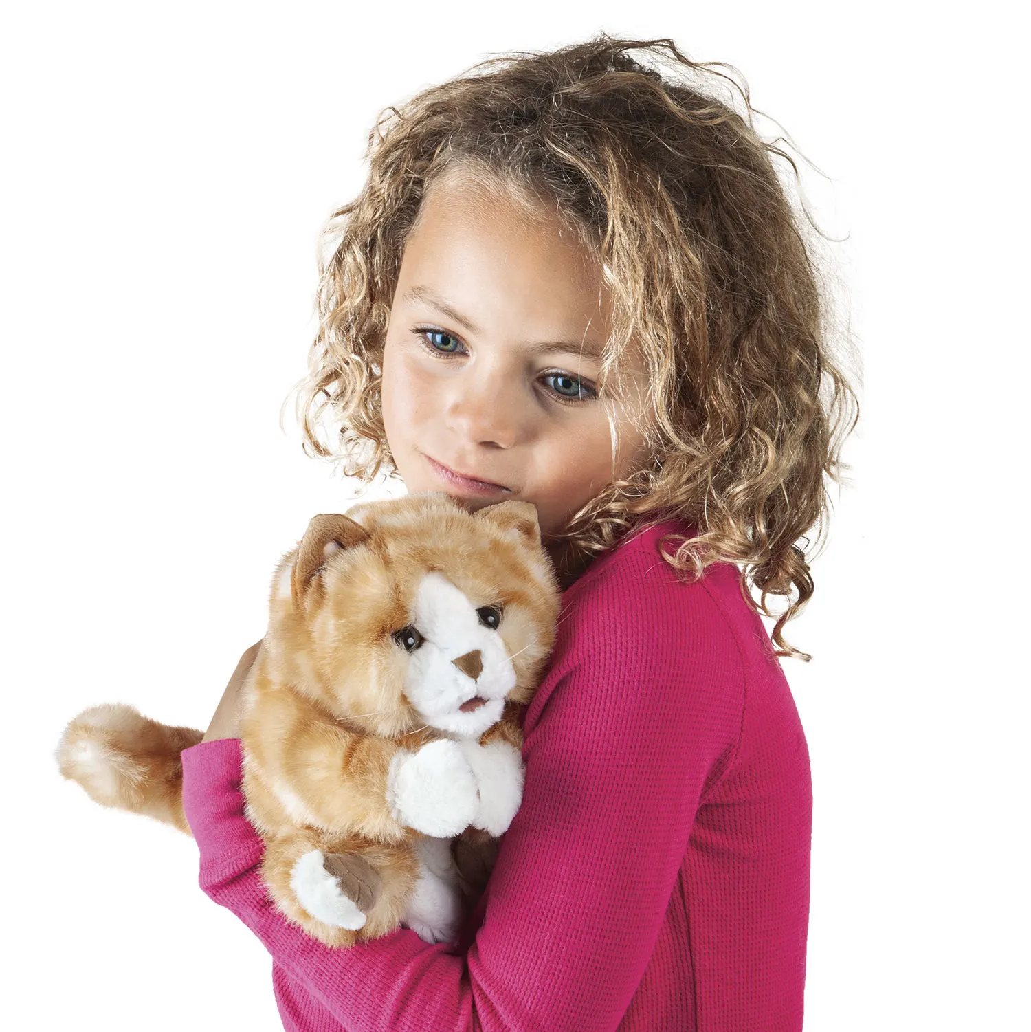 Kätzchen orange-braun / Orange Tabby Kitten-Folkmanis® Puppets