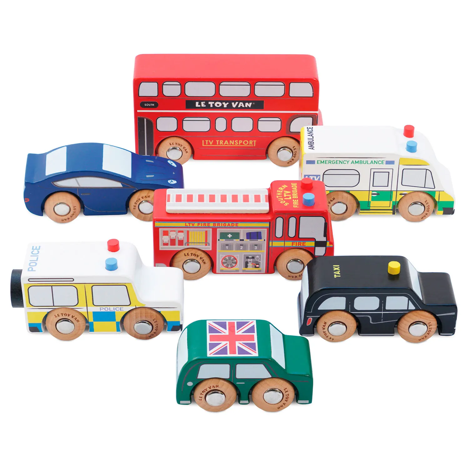 London Auto Set / London Toy Car Set-Le Toy Van (LTV)