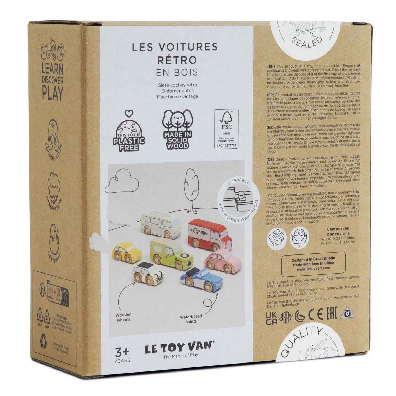 Oldtimer Autos / Vintage Toy Cars-Le Toy Van (LTV)