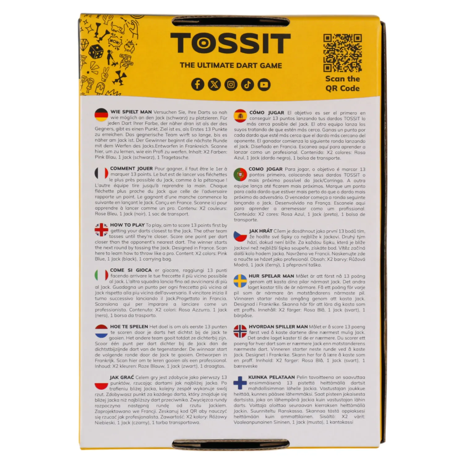 TOSSIT ORIGINAL STARTER PACK gelb / dunkelblau-TOSSIT®