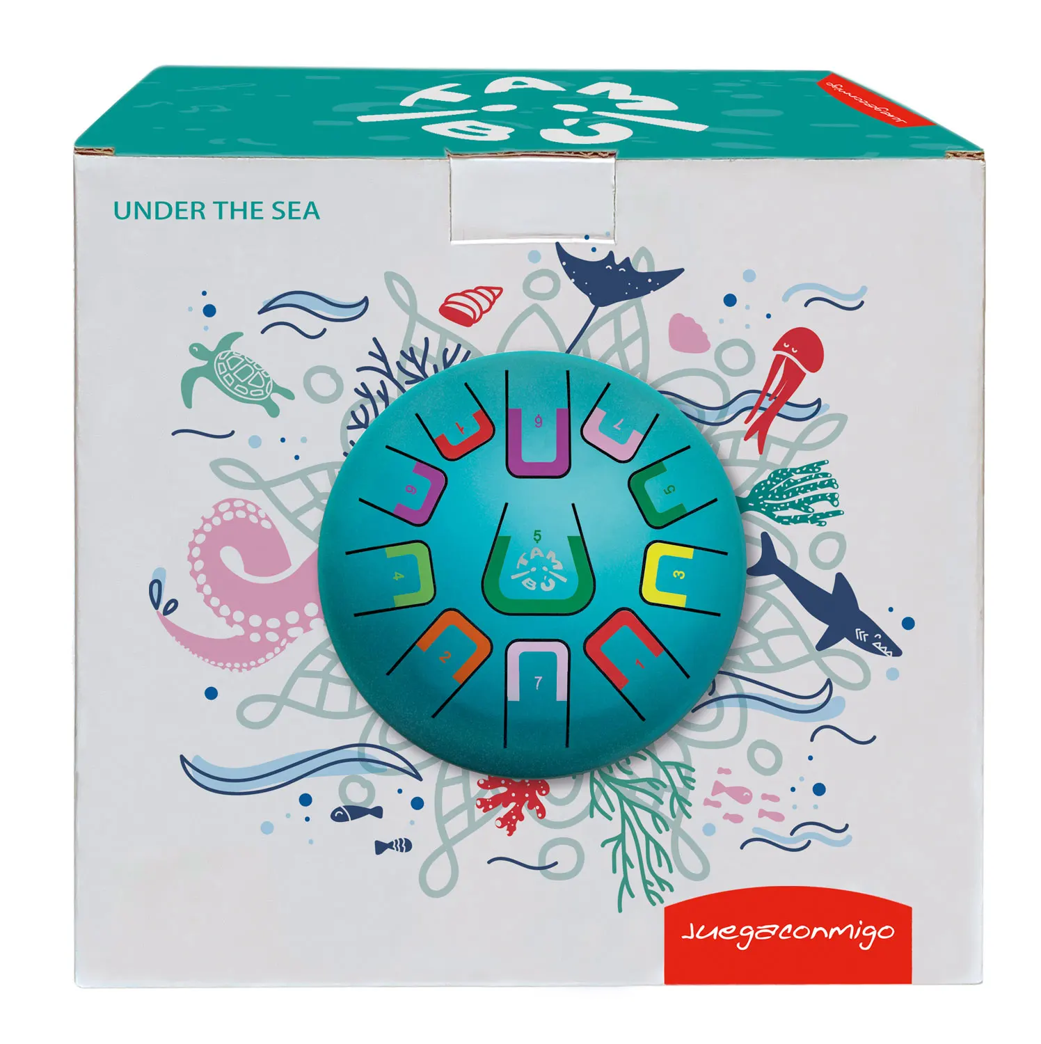 Tambu Steel Drum - Under the sea (Matt Turquoise)-JuegaConmigo