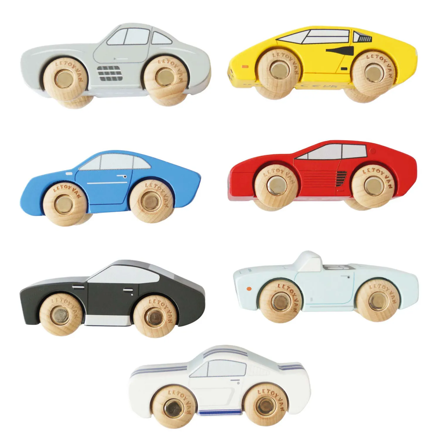 Classic Sportwagen / Classic Wooden Sports Car Set-Le Toy Van (LTV)