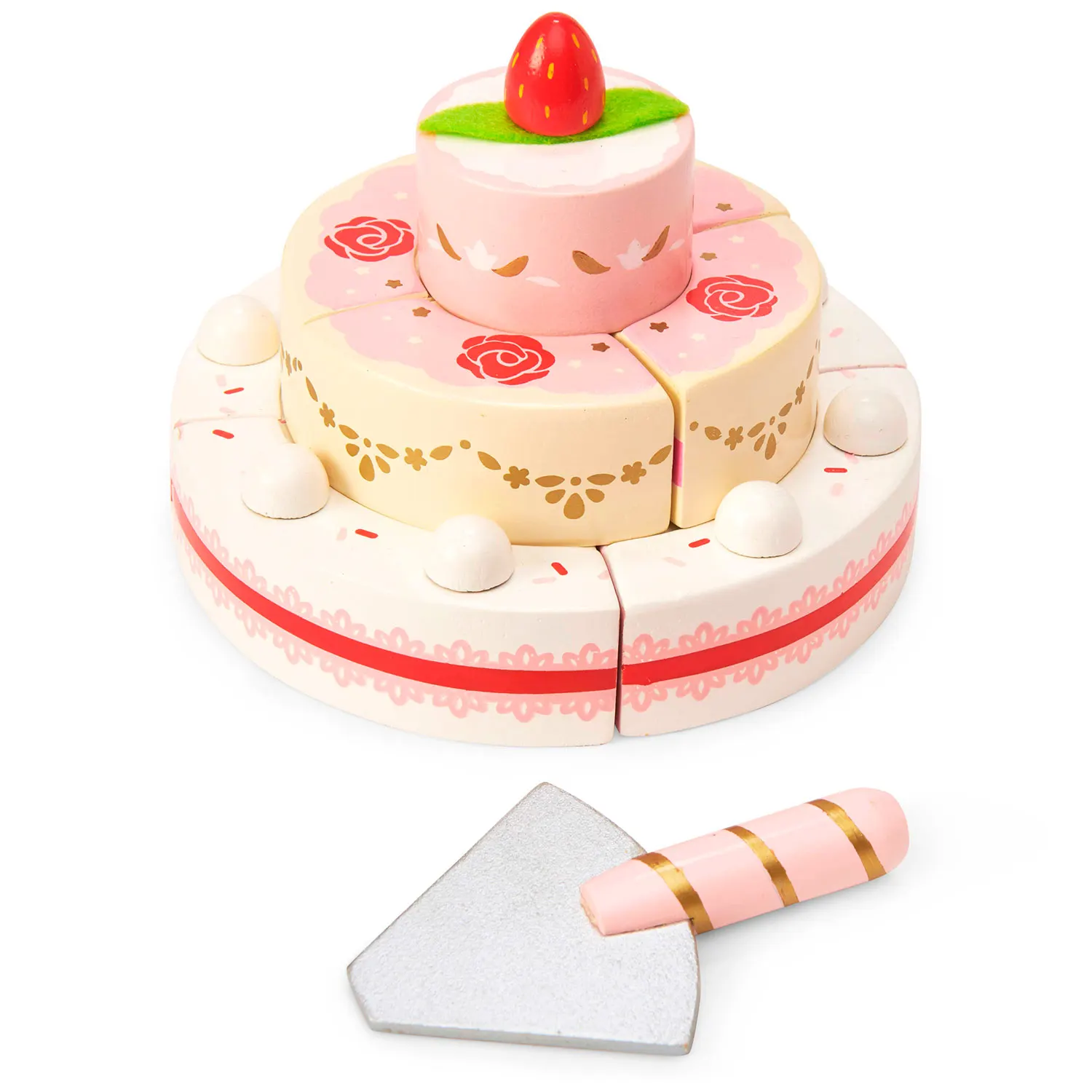 Hochzeitstorte mit Erdbeeren / Sliceable Wedding Cake-Le Toy Van (LTV)