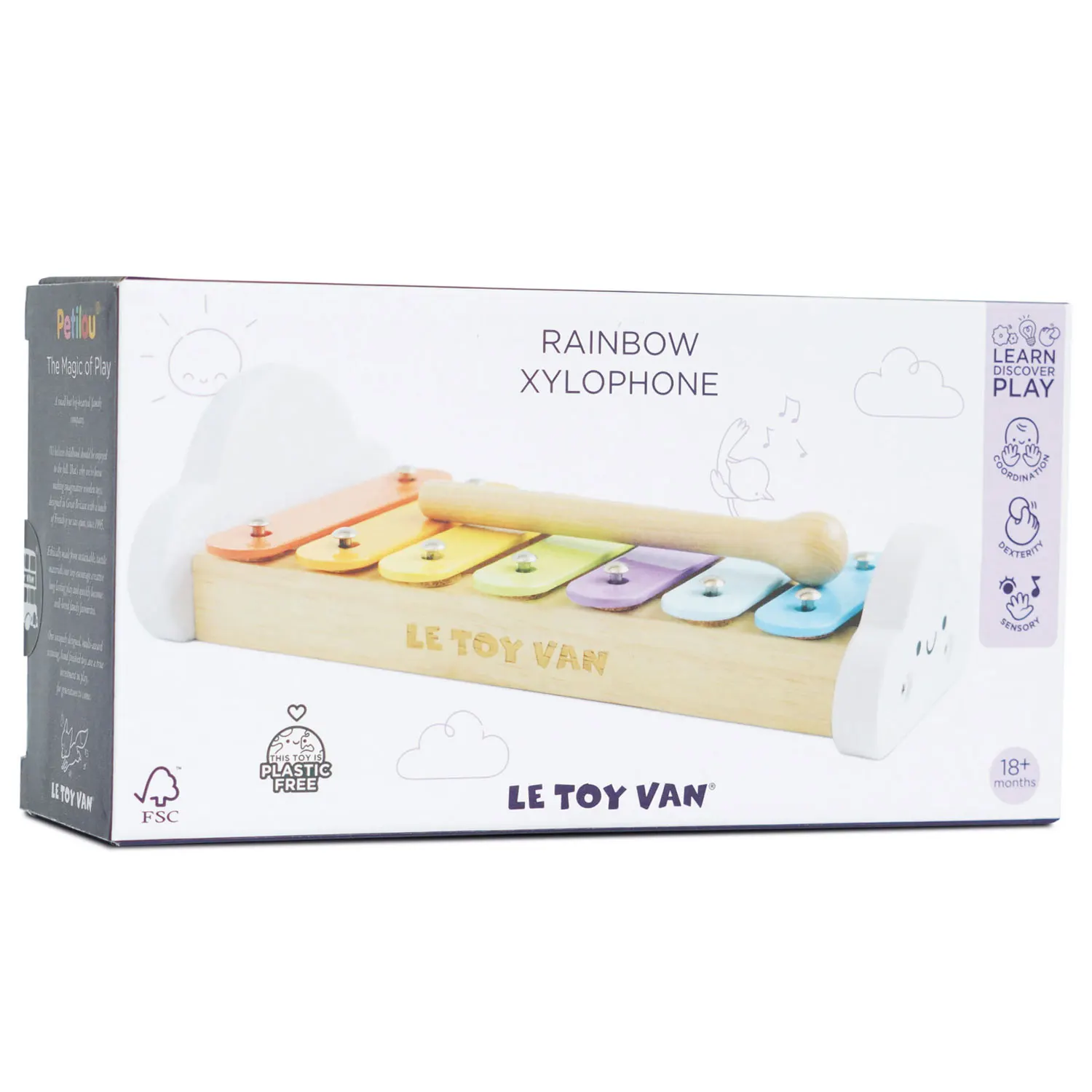 Xylophon / Rainbow Wooden Xylophone-Le Toy Van (LTV)