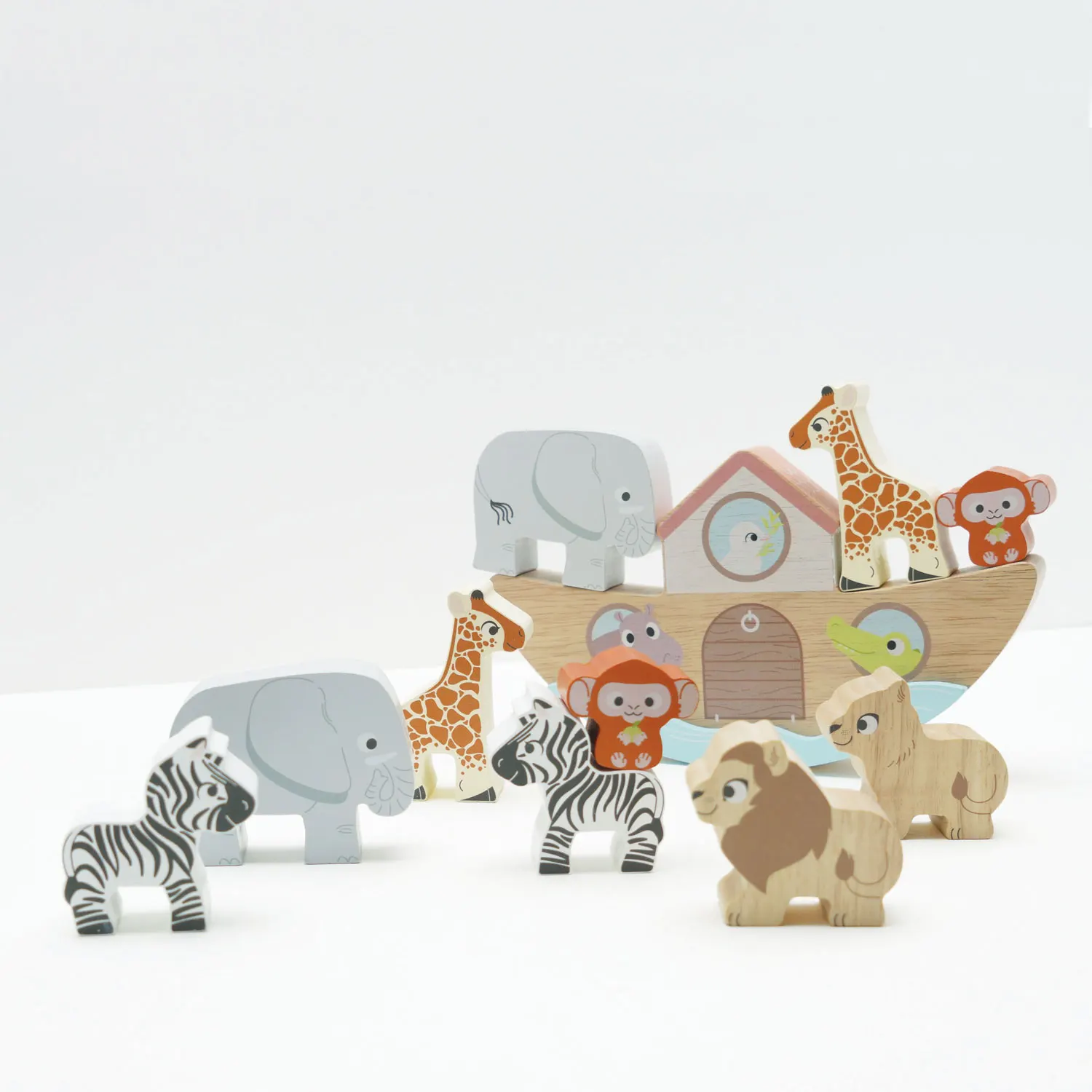 Noahs Balancierspiel / Noahs Balancing Ark Animal Stacker (New Look)-Le Toy Van (LTV)