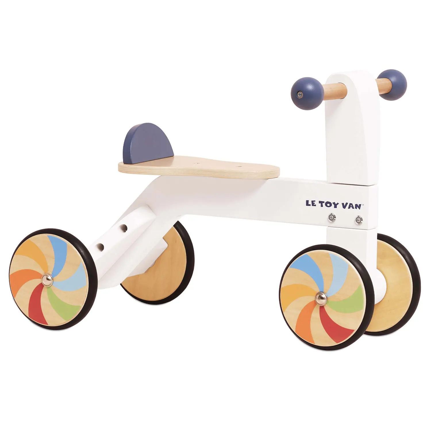 Holzdreirad Regenbogen / Wooden Rainbow Ride-On Trike