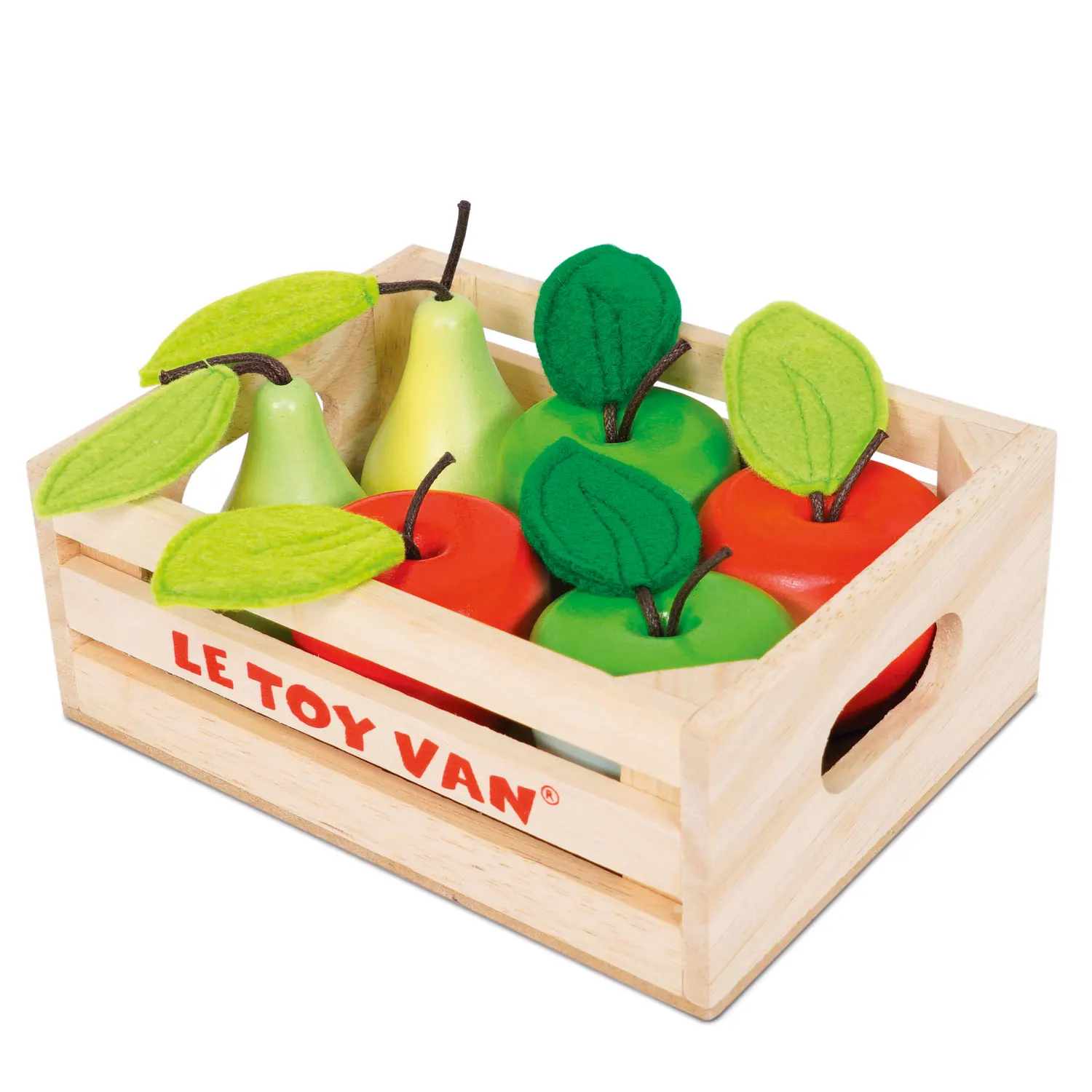 Äpfel & Birnen Marktkiste / Orchard Fruits Wooden Market Crate - 2022-Le Toy Van (LTV)