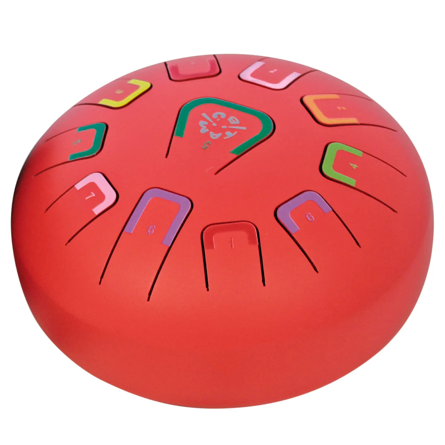 Tambu Steel Drum - Scarlet Sunset (Matt Red)-JuegaConmigo