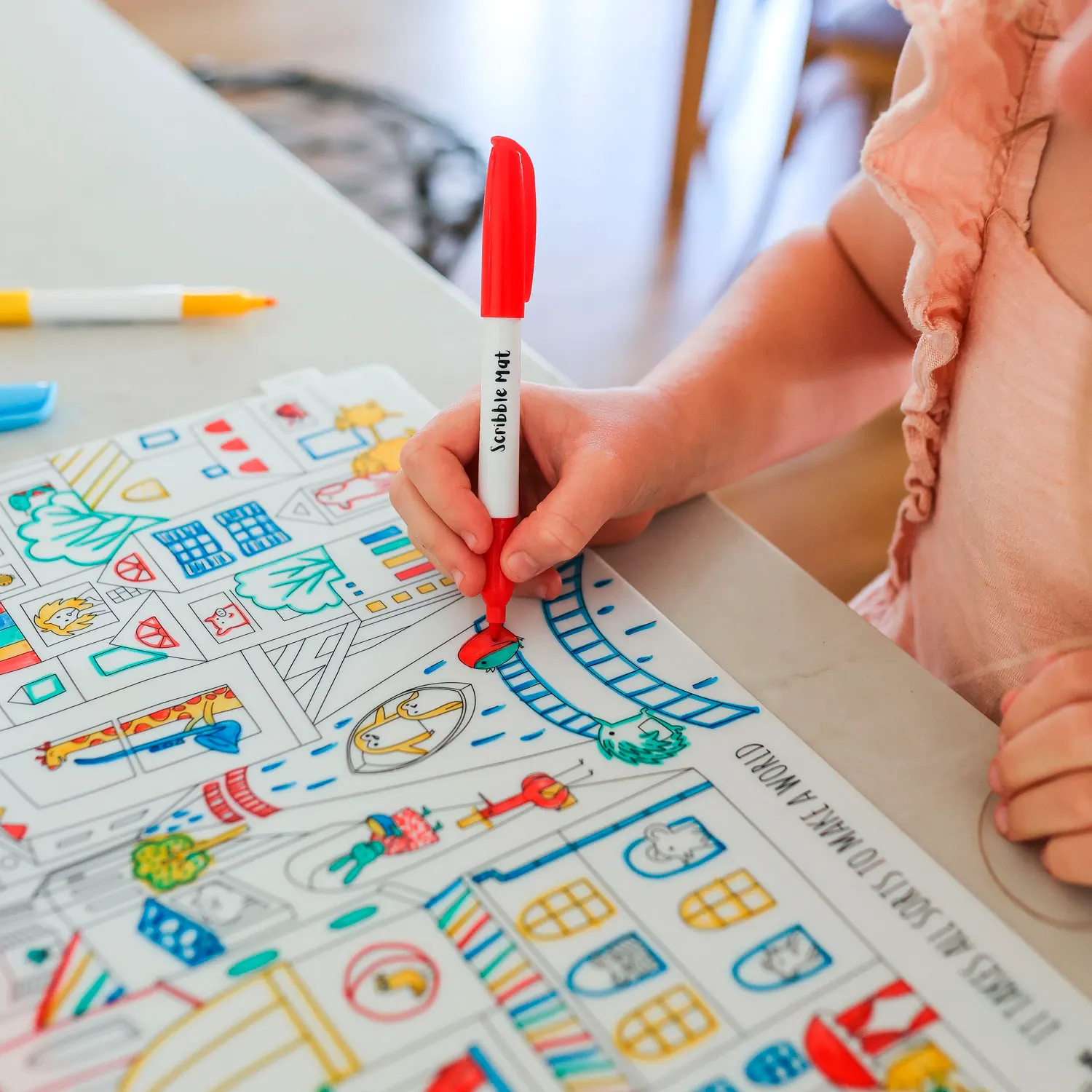 Scribble Mat 4 Farben / 4 colors - Diversity-JuegaConmigo