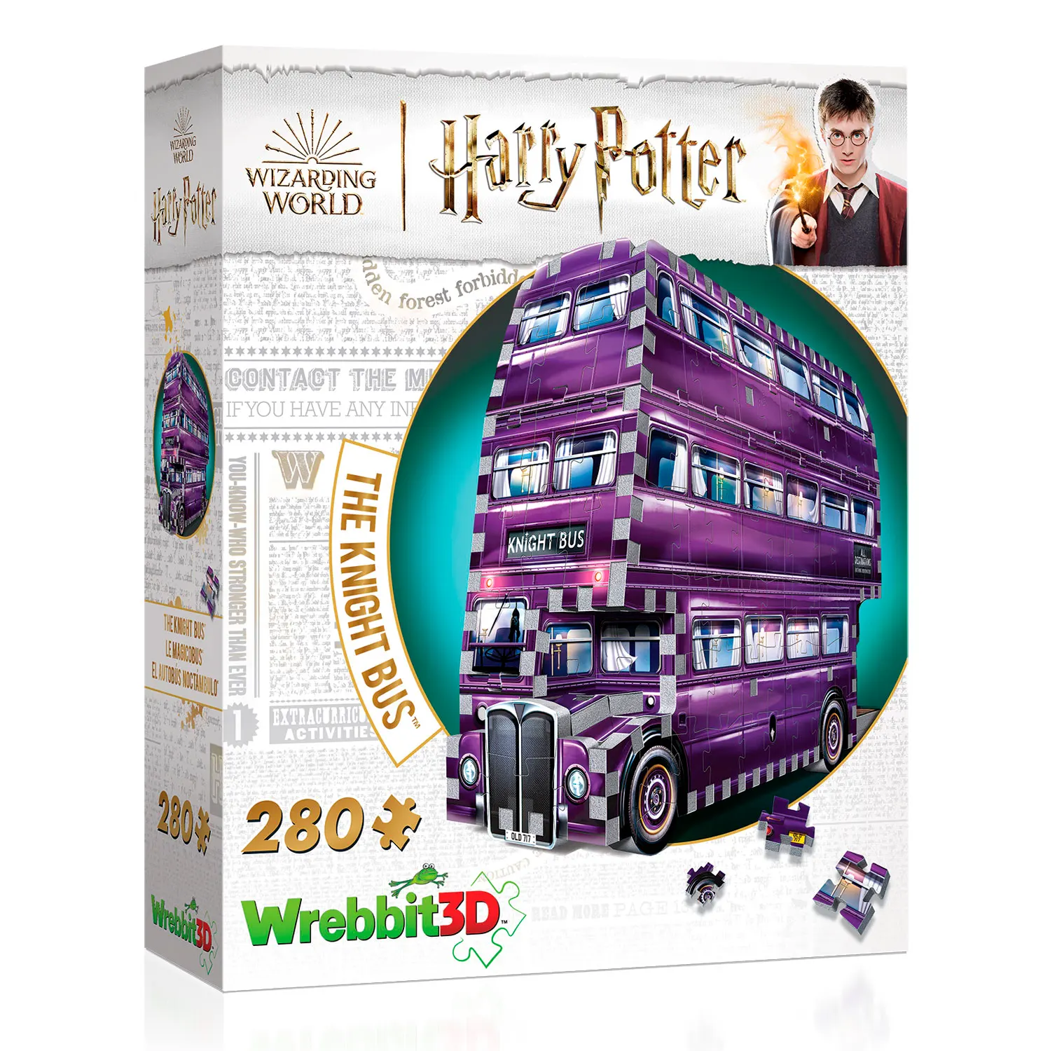 Der fahrende Ritter Harry Potter/ The Knight Bus 280 pcs. 3D-Puzzle-Wrebbit-3D Puzzles